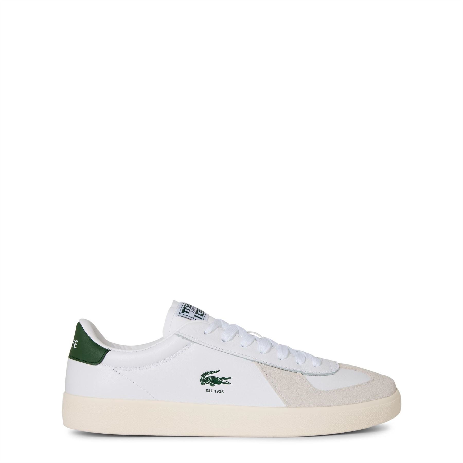 Lacoste Baseshot Pro Low Top Crocodile Print Sneakers