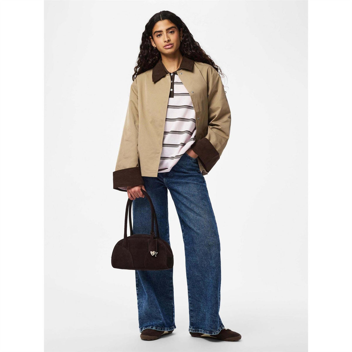 Pieces Jorma Short Light Barn Jacket