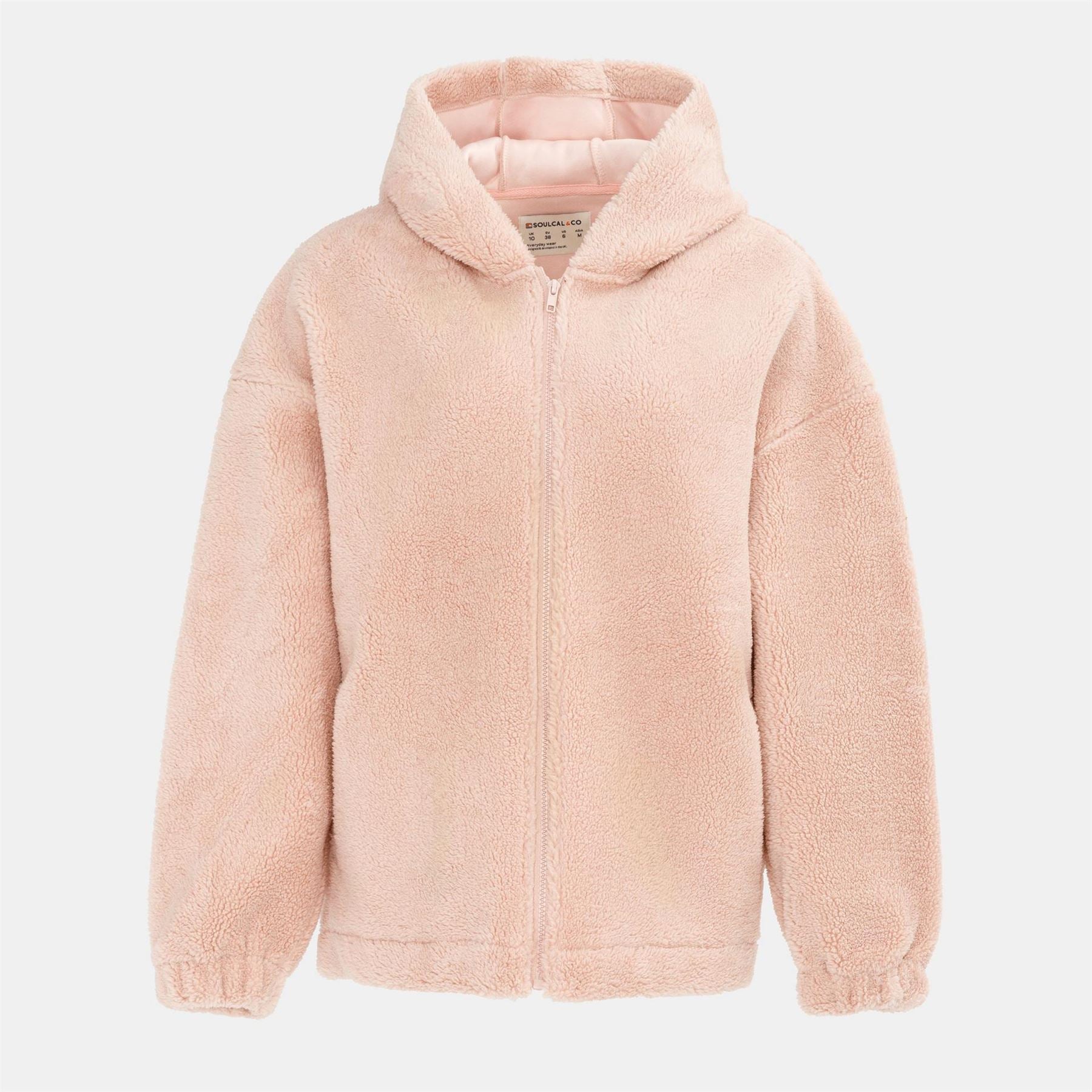 SoulCal Cal Sherpa Hooded Jacket Ladies