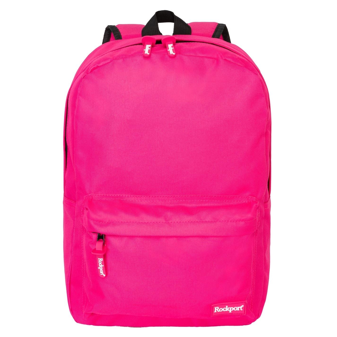 Rockport Solid Patterned Med Backpack with Logo