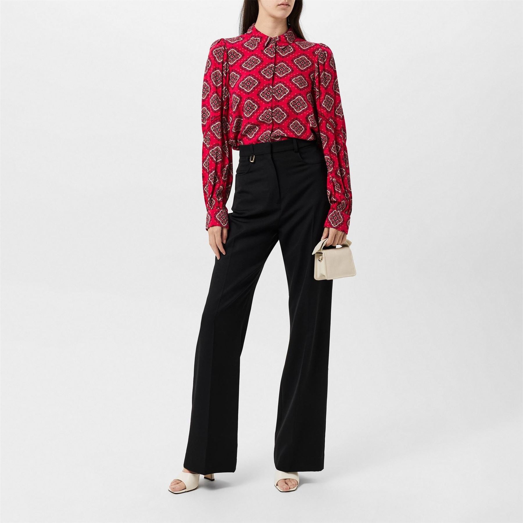 Vero Moda Lace Long Sleeve Relaxed Fit Shirt
