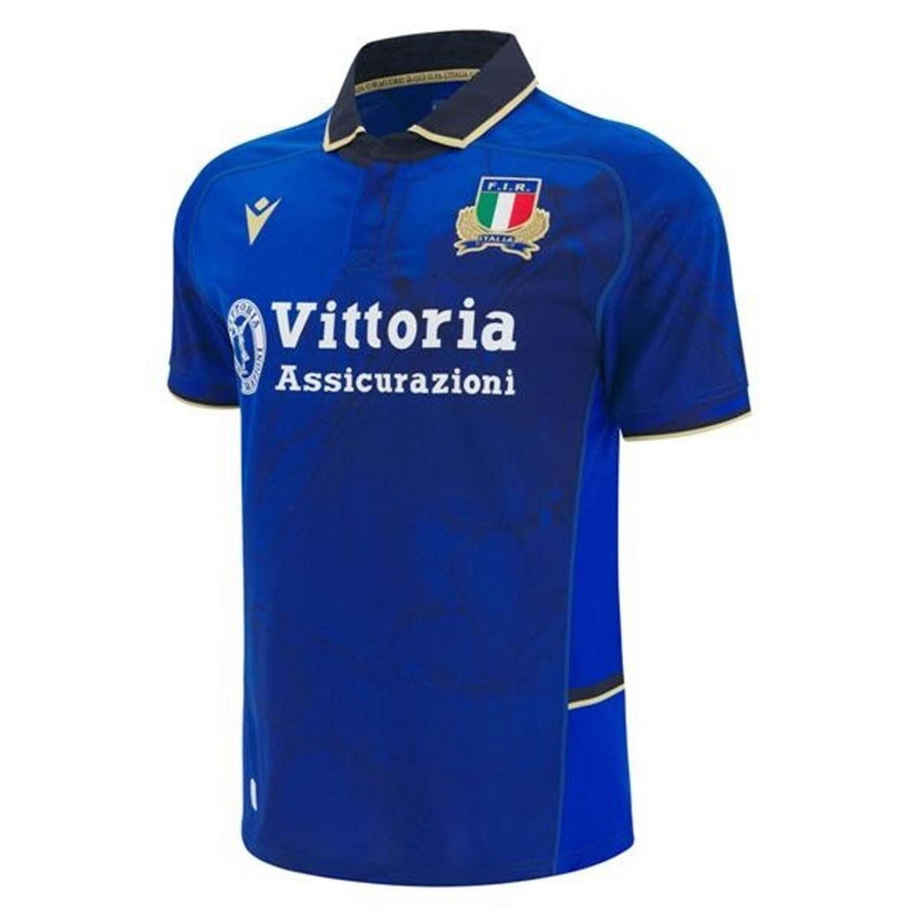 Macron Italy Rugby Home Shirt 25 26