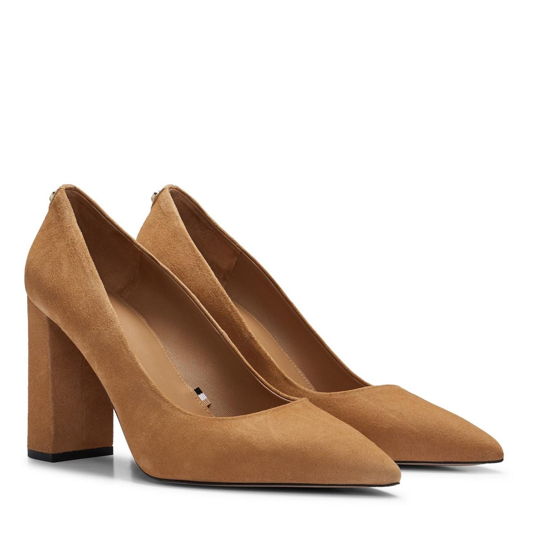 Boss High Heel Block Court Shoes