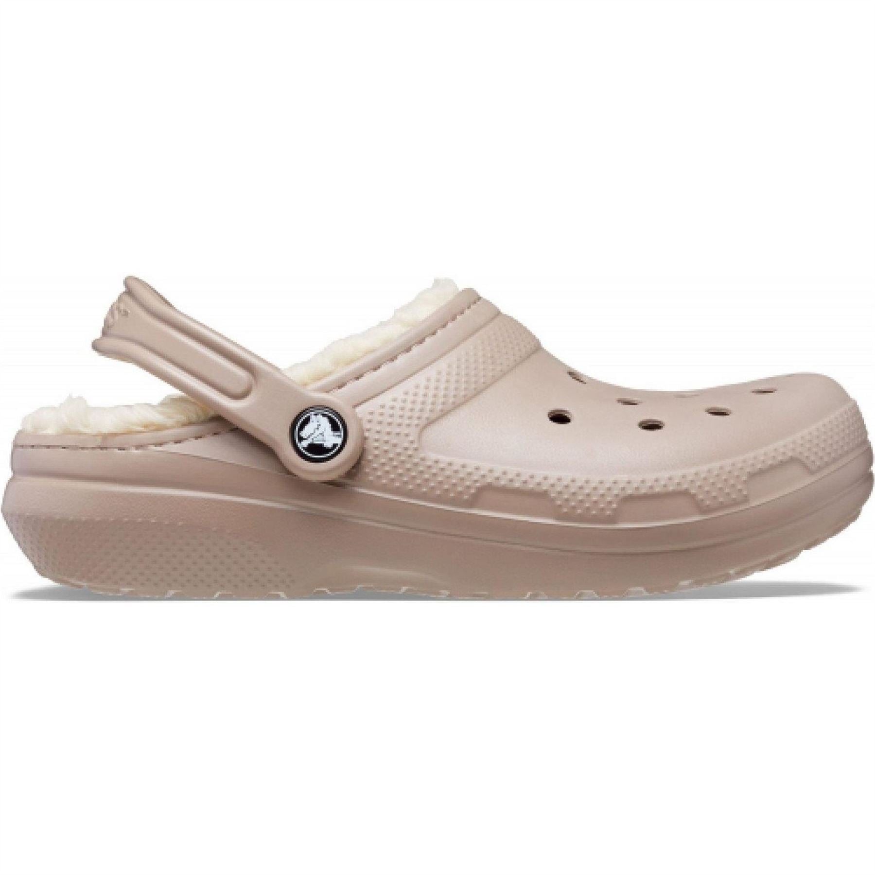 Crocs Lined Shuv Clogs with Perforated Toe