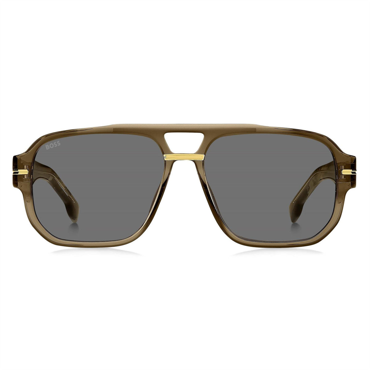 Boss Rectangular Round Sunglasses