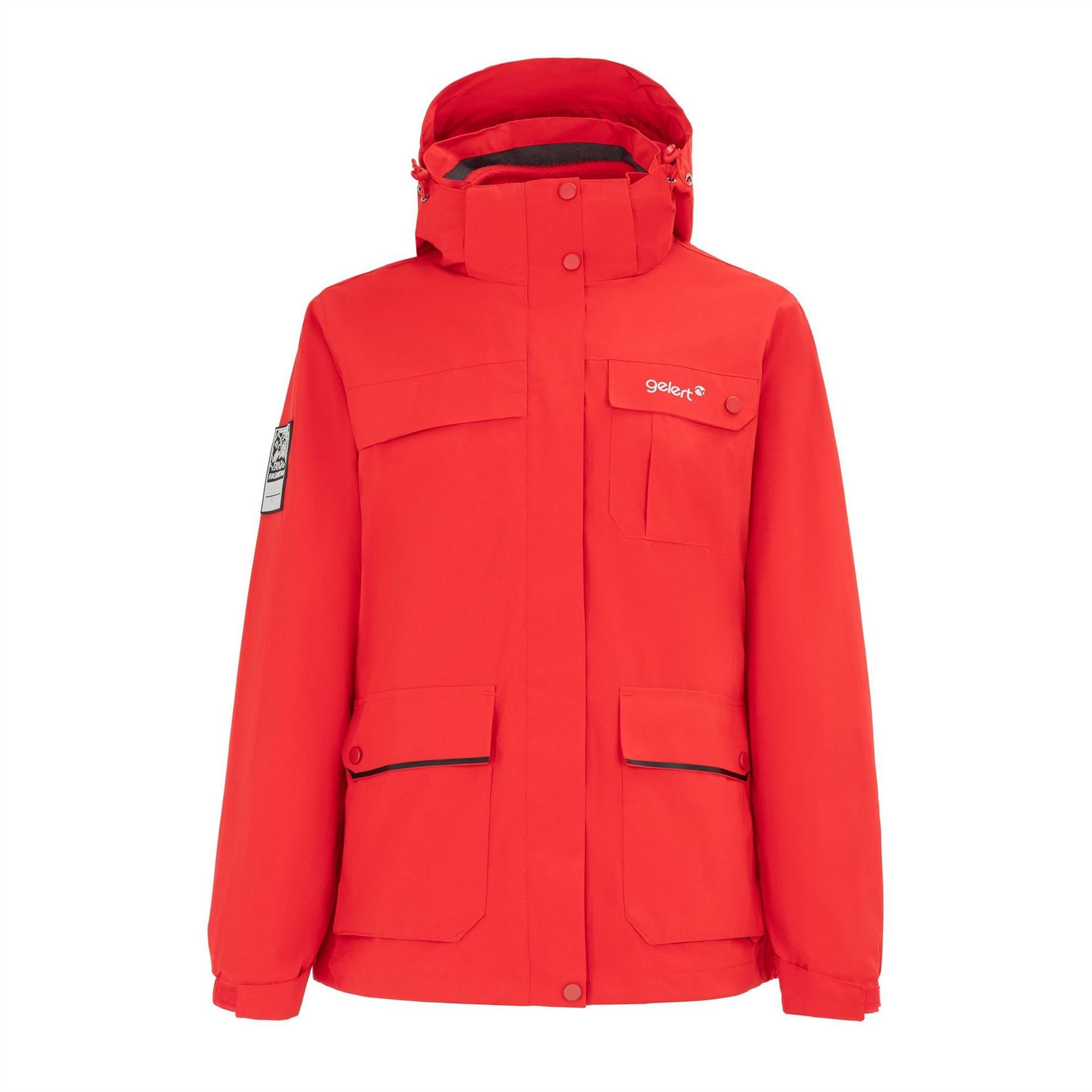 Gelert 3 in 1 Windproof Fleece Lined Detachable Hood Long Sleeve Jacket
