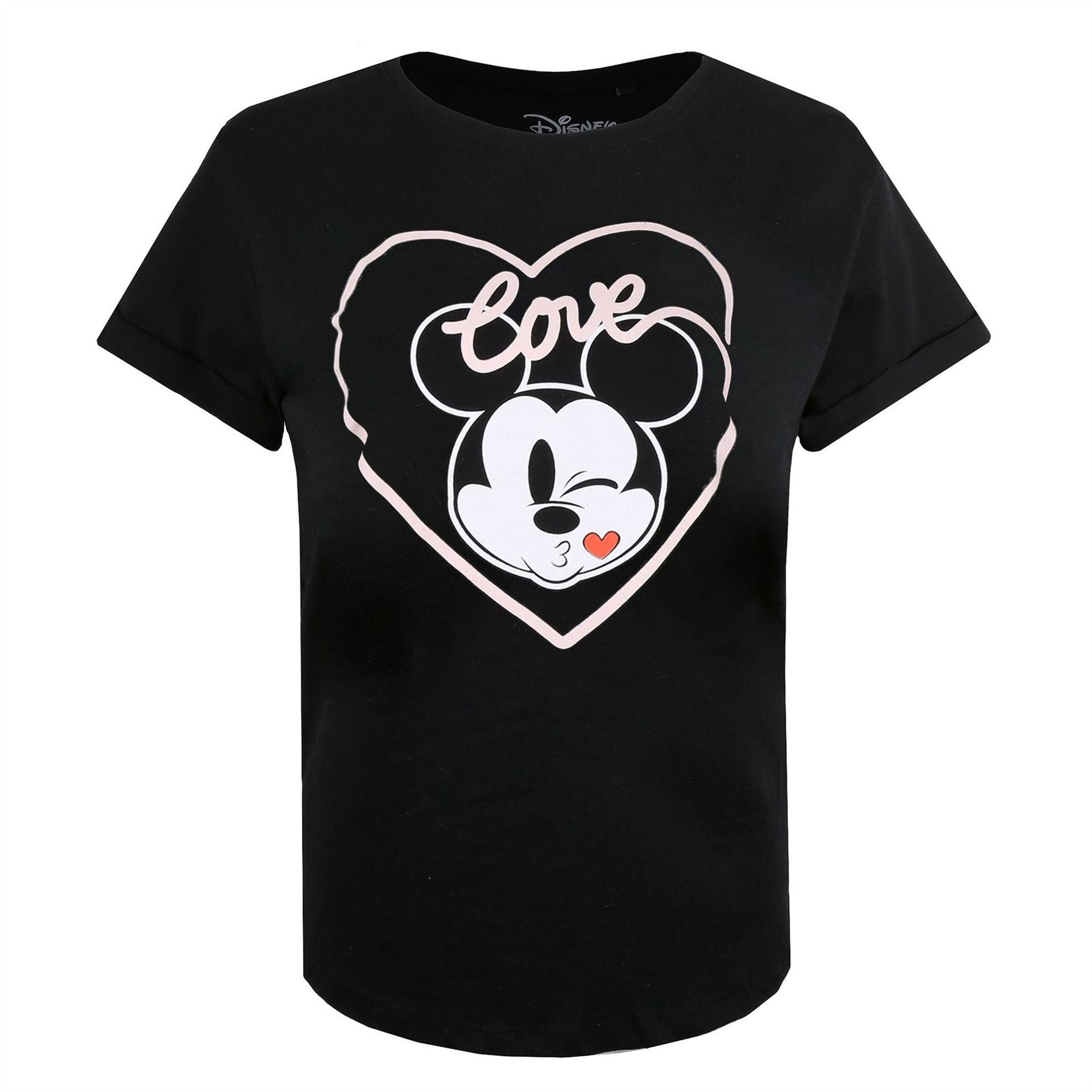 Disney Mickey Mouse Rolled Cuff T-Shirt