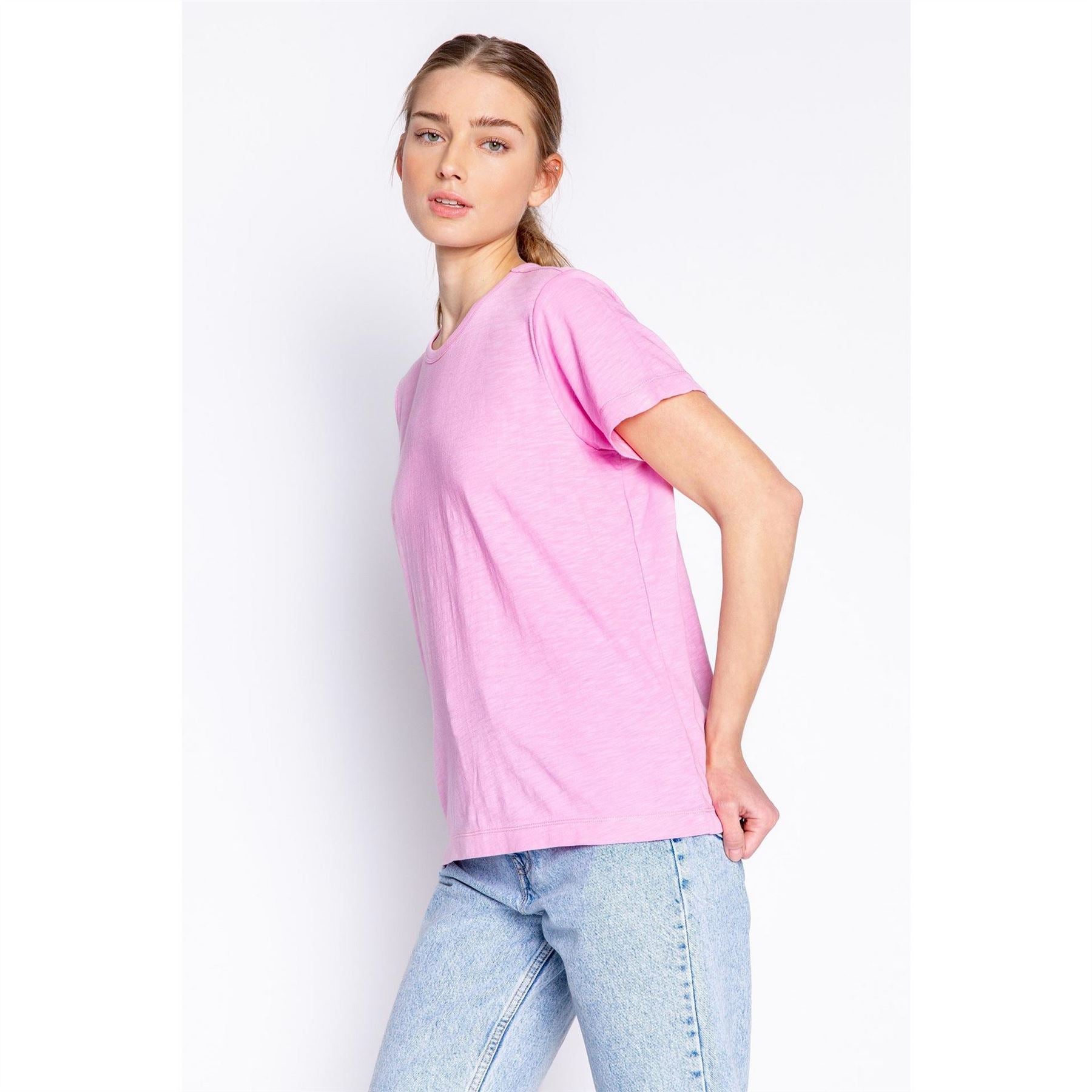 PJ Salvage Salvage Back To Basics Short Sleeve Crew Neck Tee