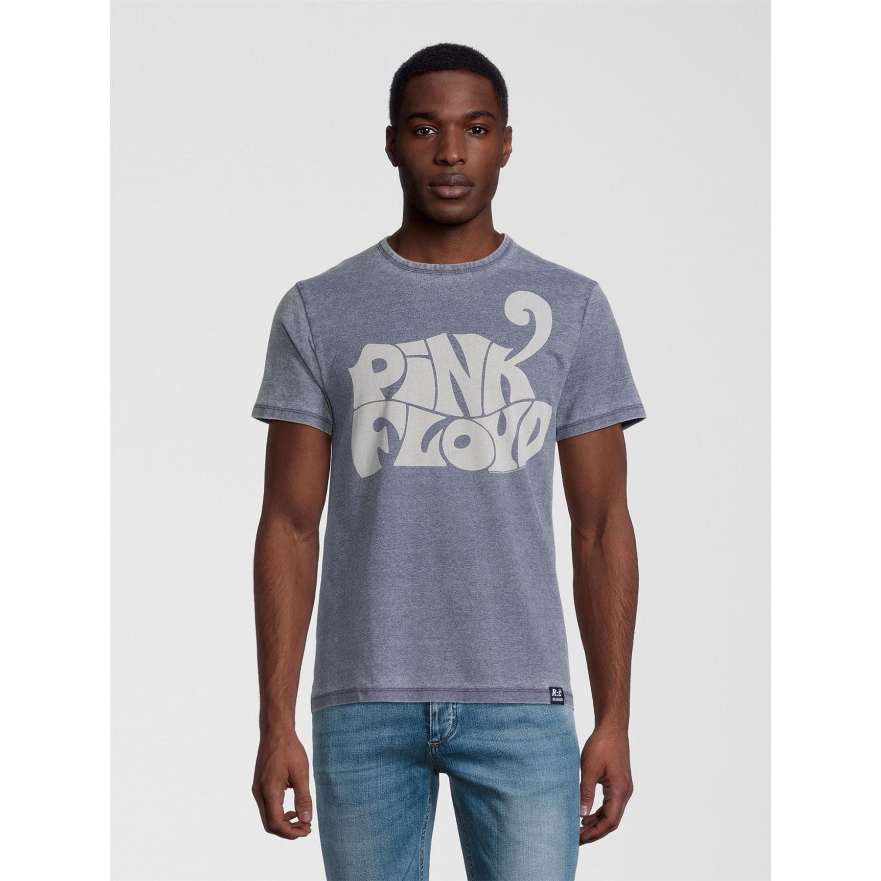 Pink Floyd F Print Regular Fit Crew Neck T-Shirt
