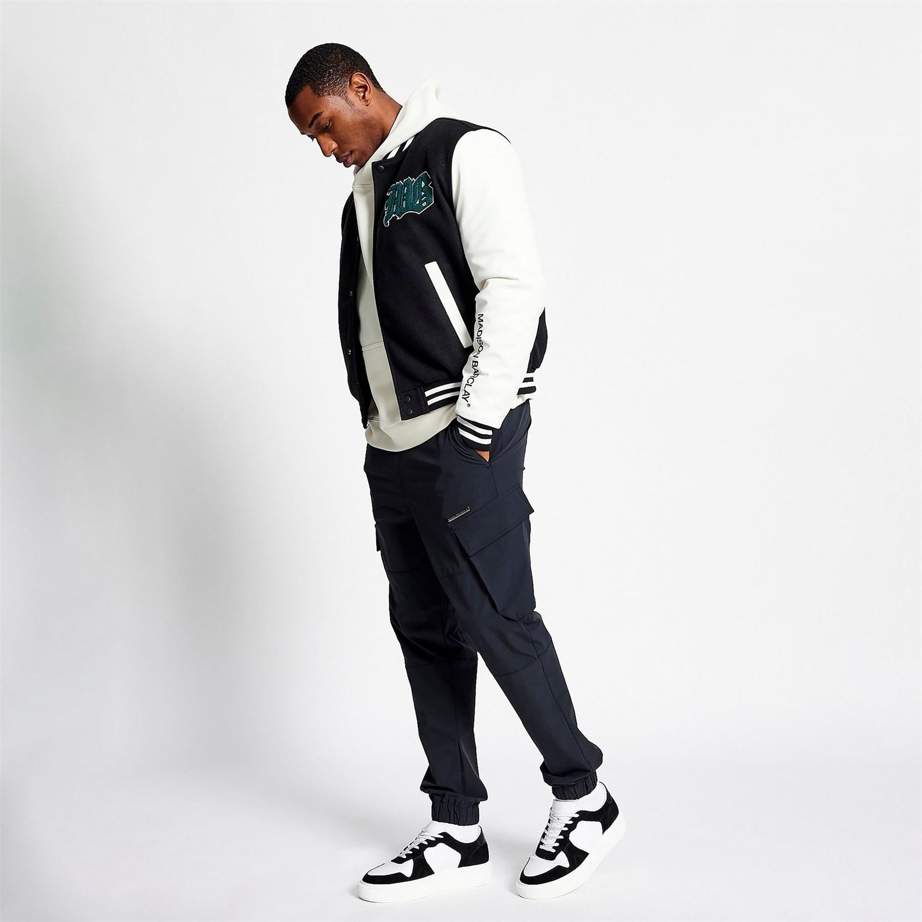 Madison Barclay Lincoln Baseball Wool Jacket