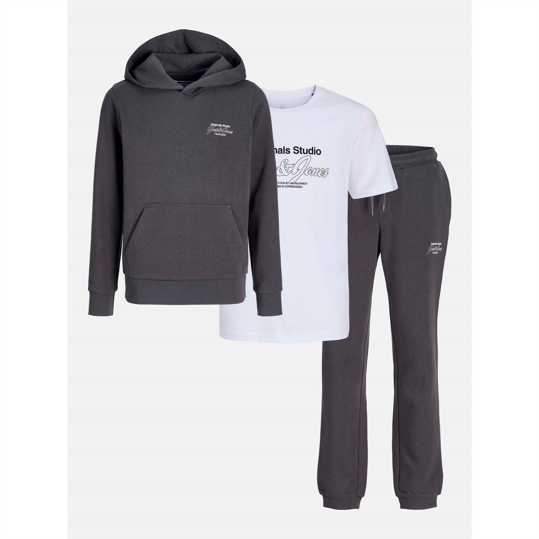 Jack and Jones Lacoste Lettering Hoodie Jogger Coord Set
