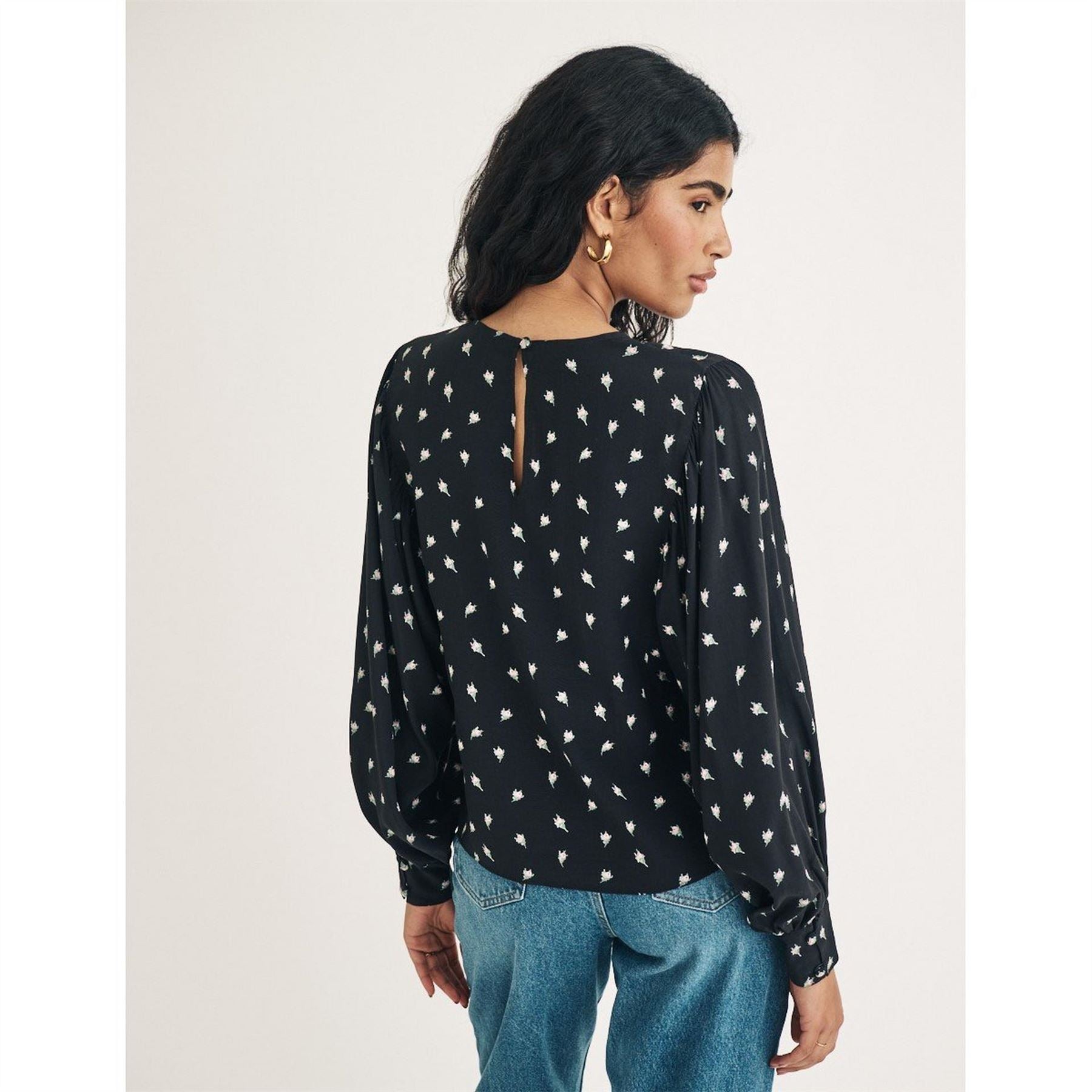 Nobodys Child Regular Fit Crew Neck Long Sleeve Blouse