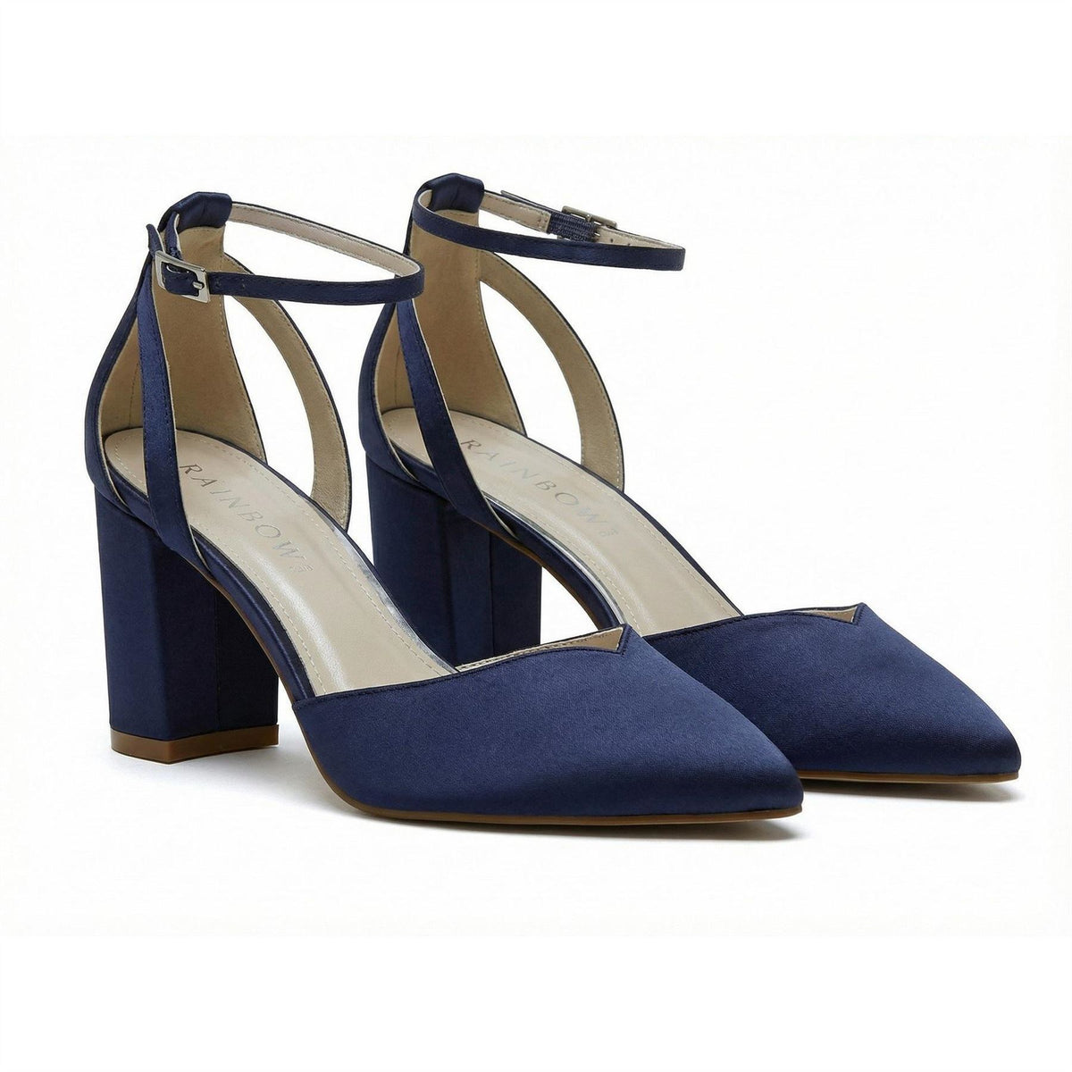 Rainbow Block Court Shoes