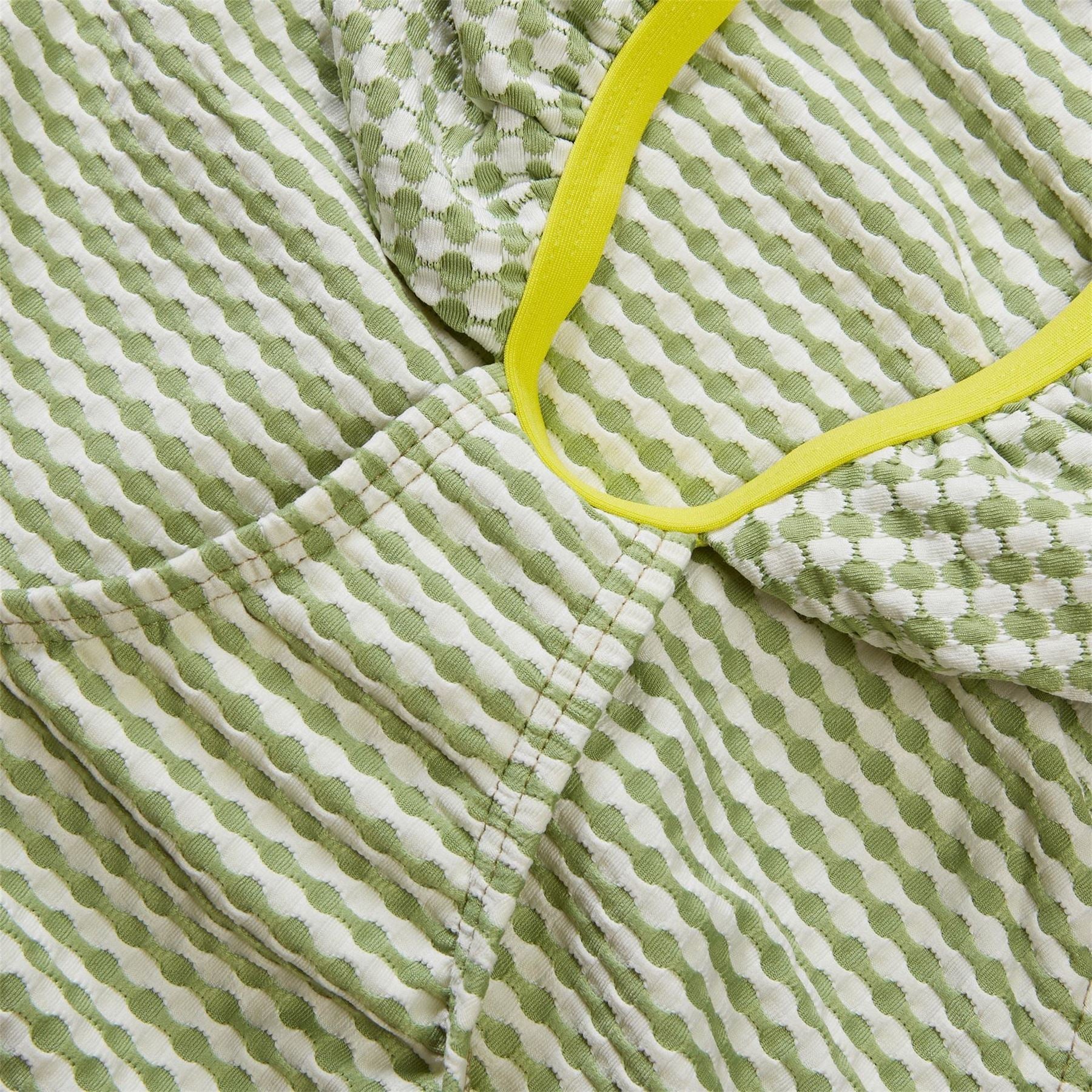 Speedo Gingham Patterned One Piece Swimsuit