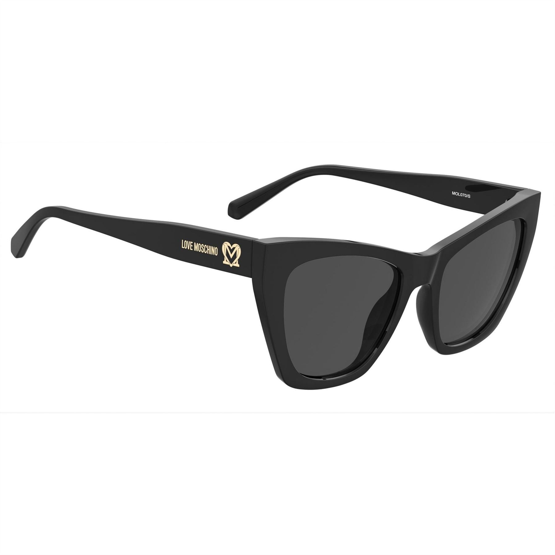 Moschino Rectangular Round Sunglasses