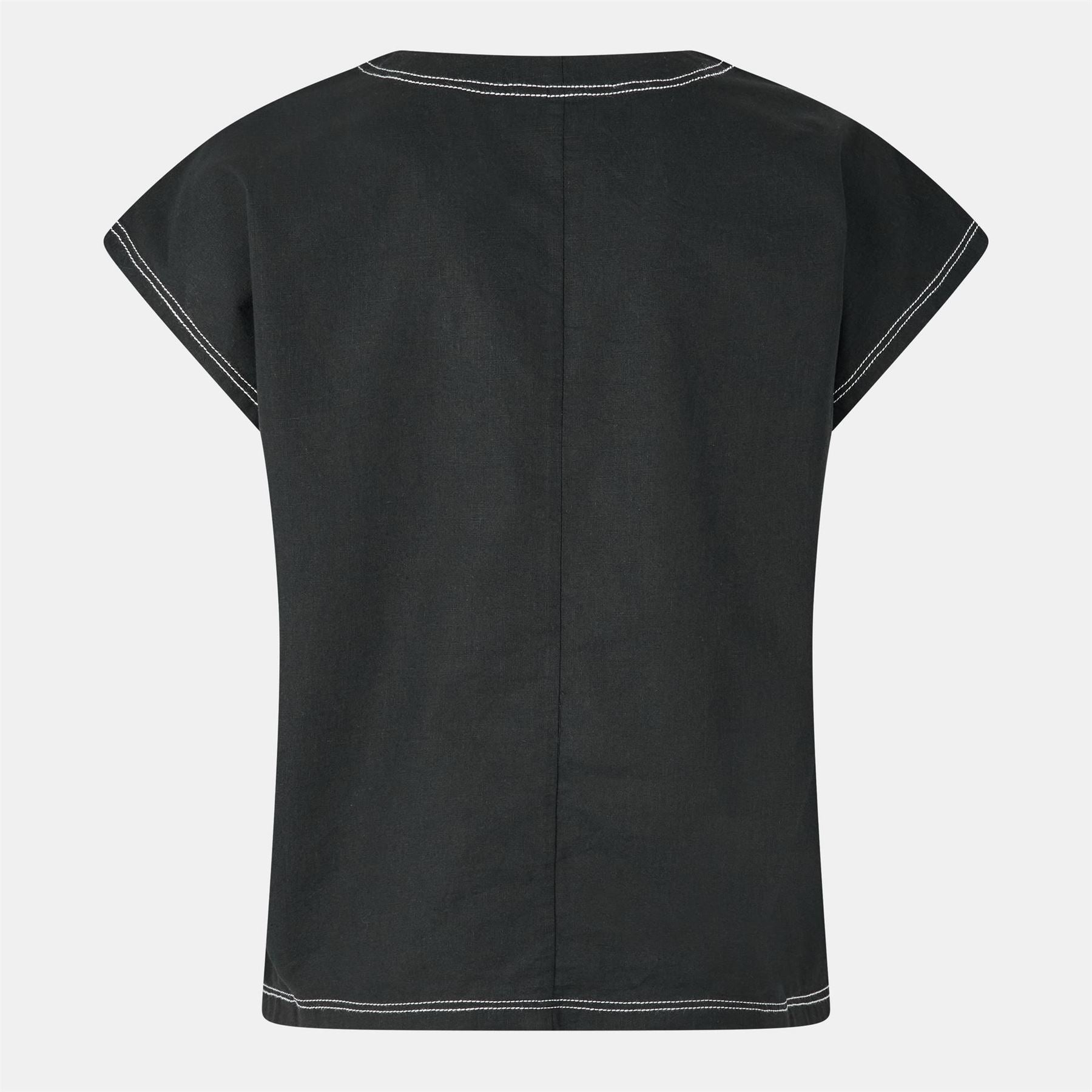 Vero Moda Regular Fit V-Neck Short Sleeve Blouse