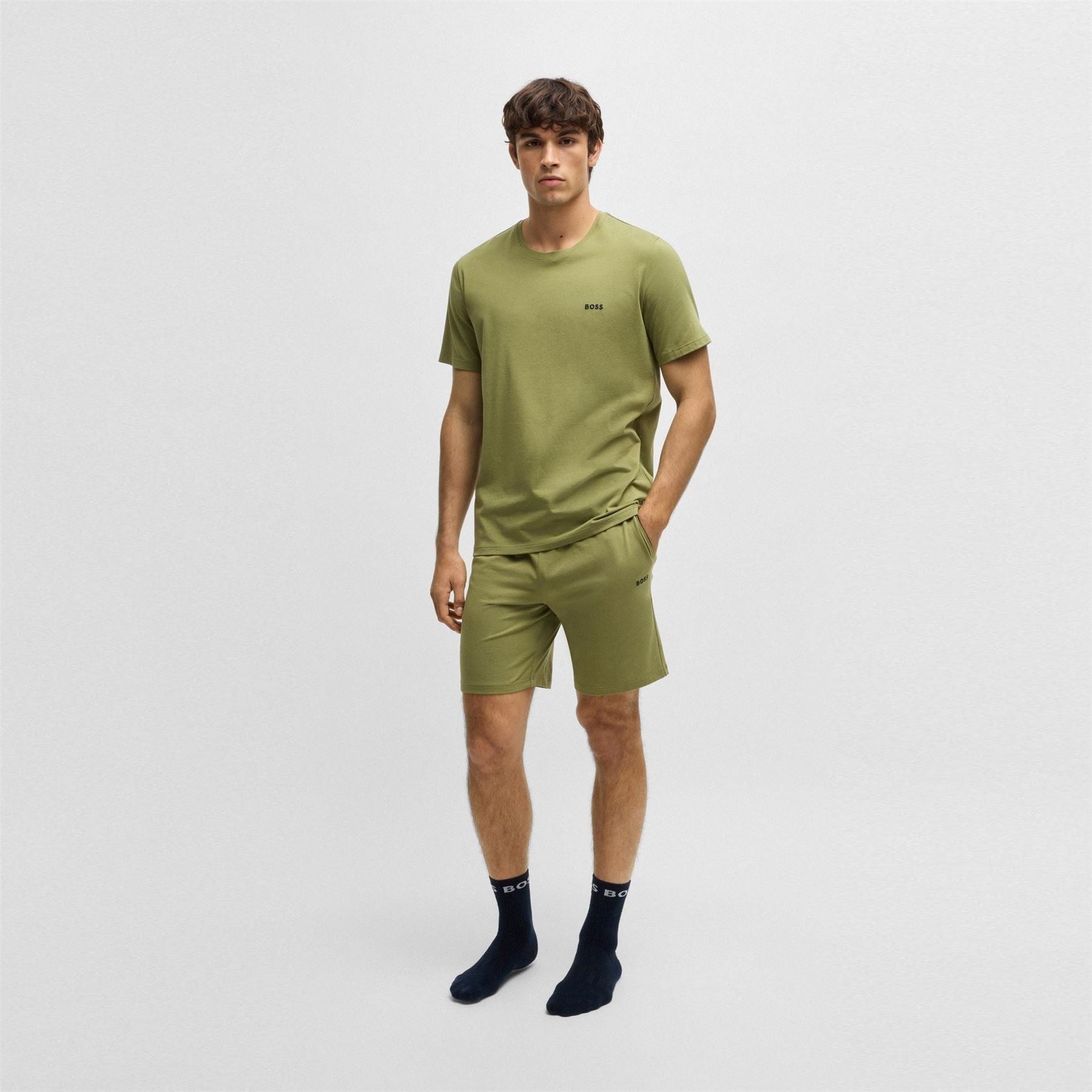 Boss BOSS Bodywear Drawstring Shorts with Logo Detail (Mix  And  Match)