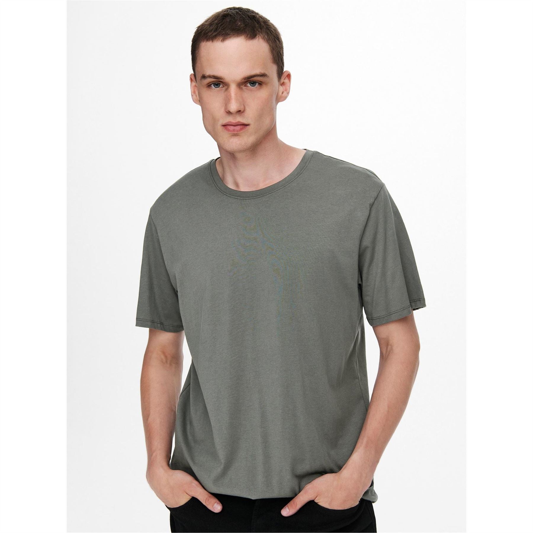 Only and Sons Oversize Fit Crew Neck Short Sleeve Boyfriend T-Shirt