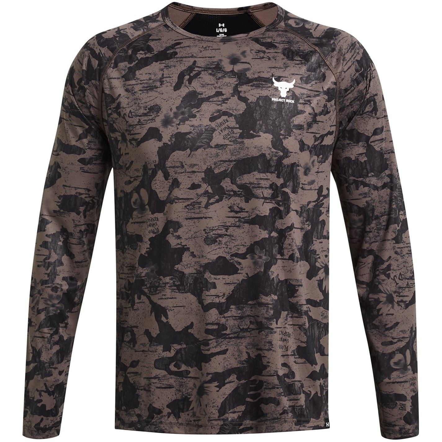 Under Armour Mens Armour Pjt Rck Isochill Ls Gym Top