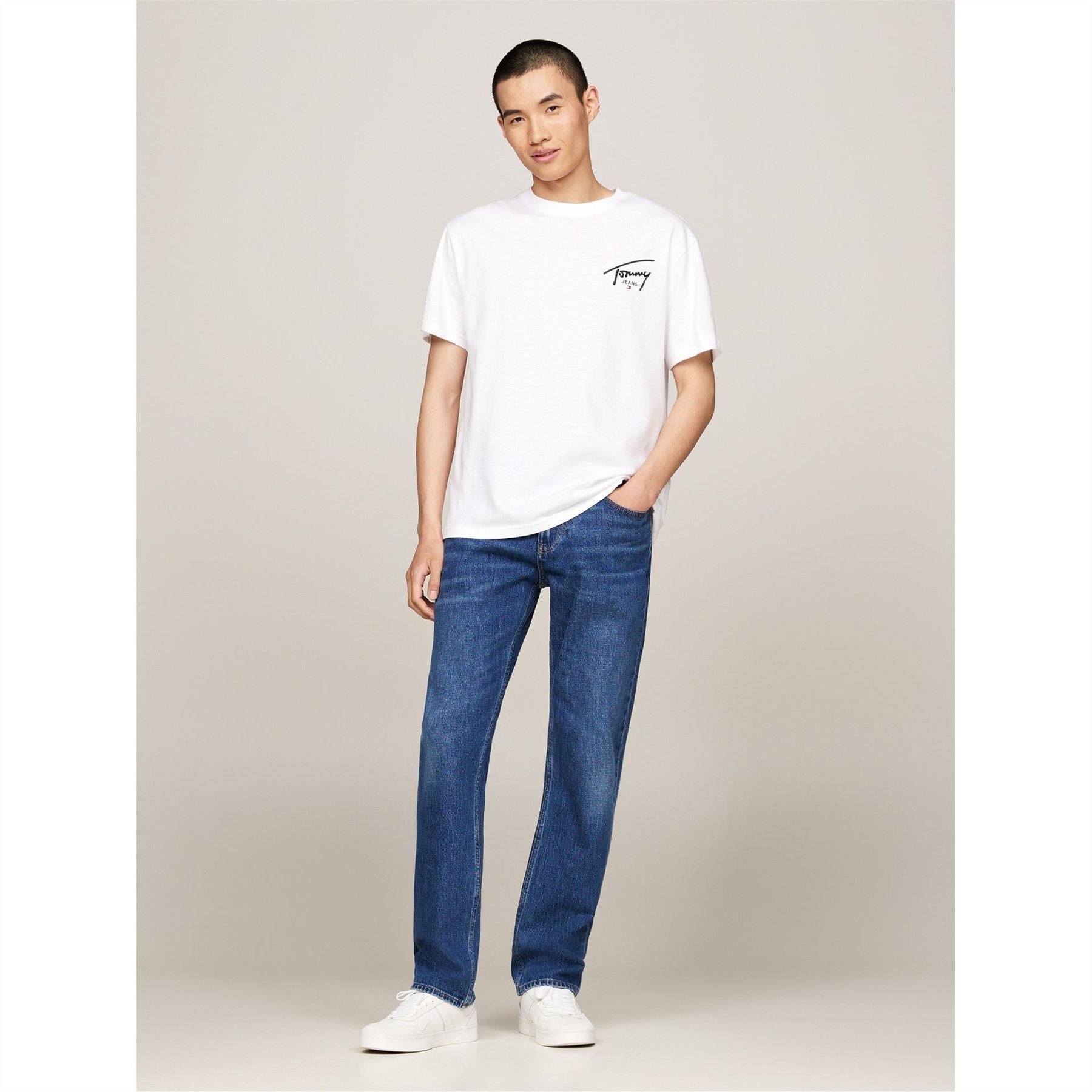 Tommy Jeans Reg Signature Print Tee Ext