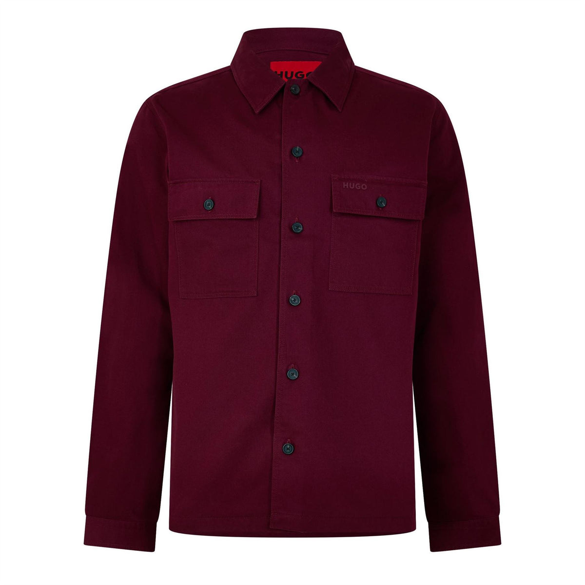 Hugo Epoldo Oversized Fit Cotton Overshirt