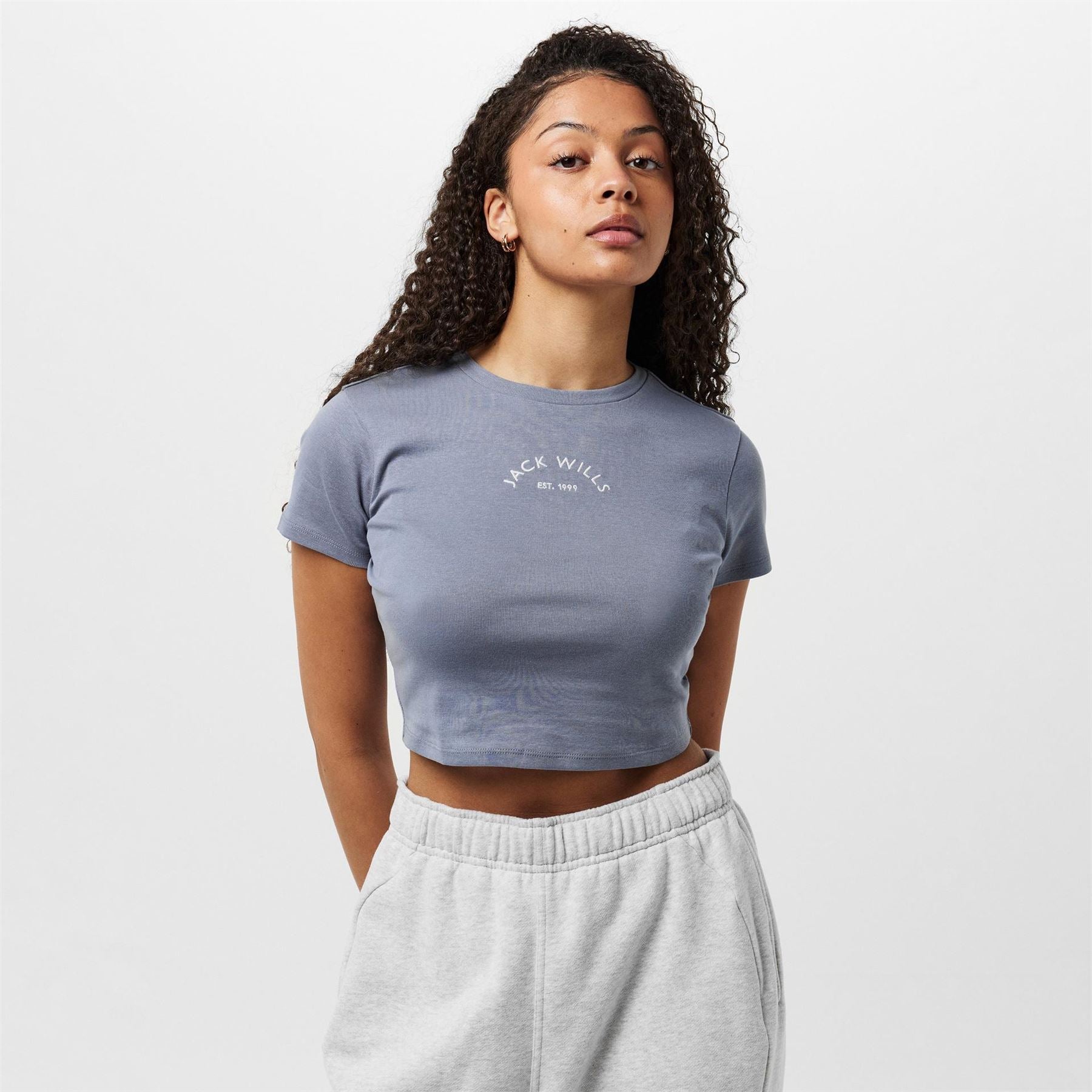 Jack Wills Cropped Baby Tee Ladies