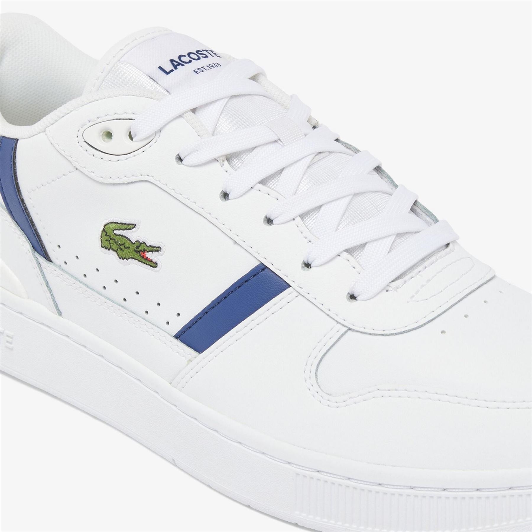 Lacoste T Clip Low Top Crocodile Print Sneakers