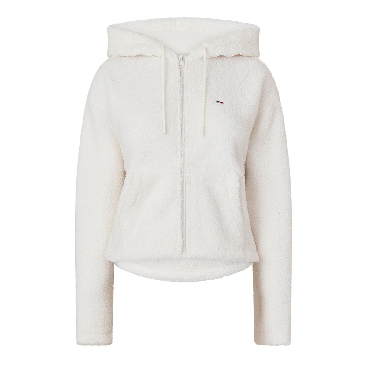 Tommy Jeans Teddy Hoodie Full Zip Fleece Jacket