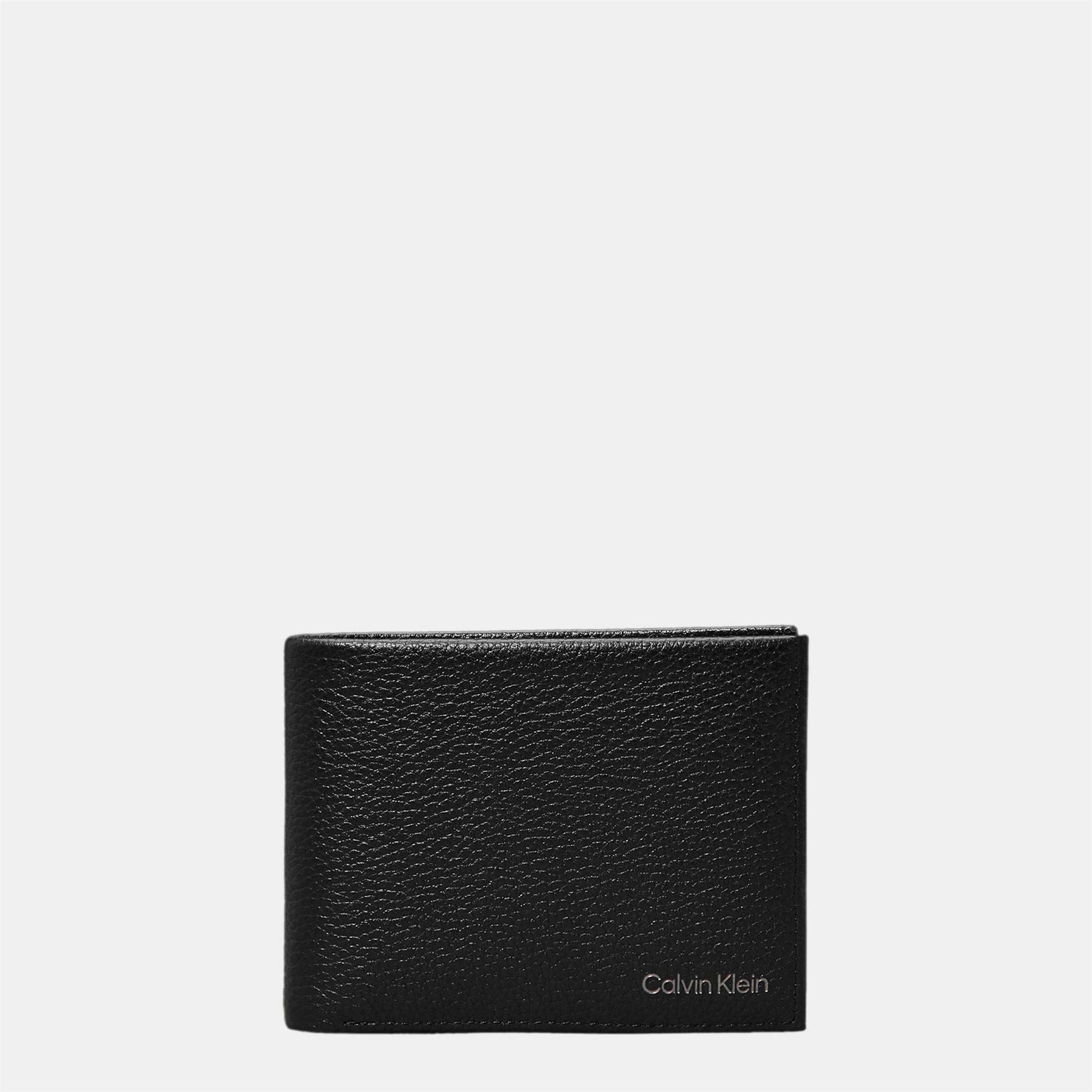Calvin Klein Warmth Textured Embossed Logo Bifold Wallet