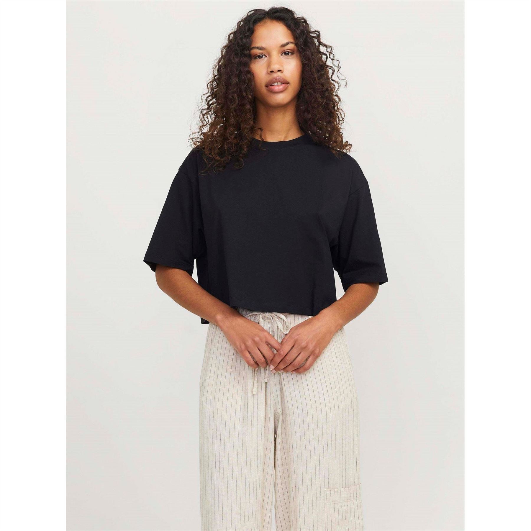 JJXX Loose Cropped T-Shirt Ladies