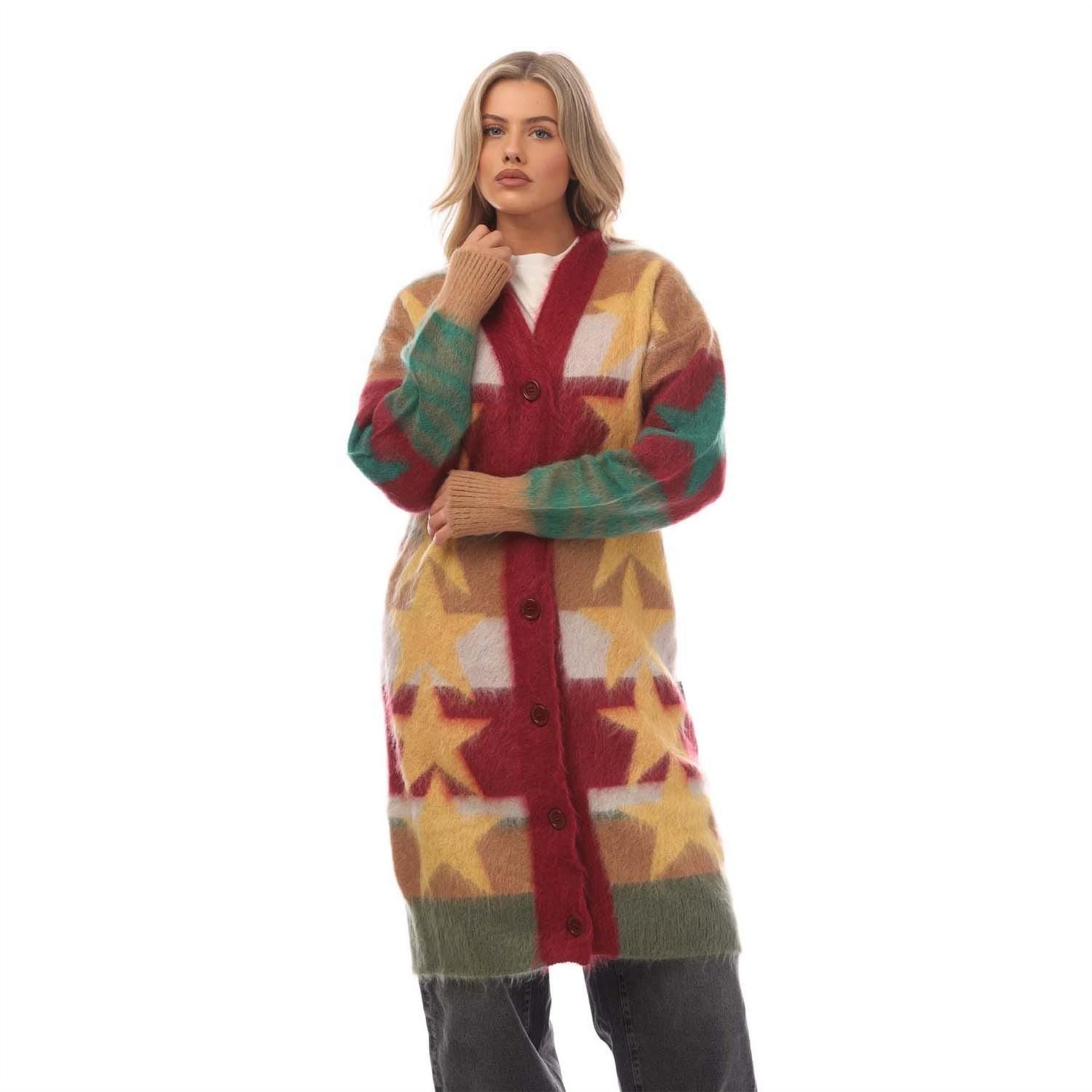 Palm Angels Knitted Long Cardigan