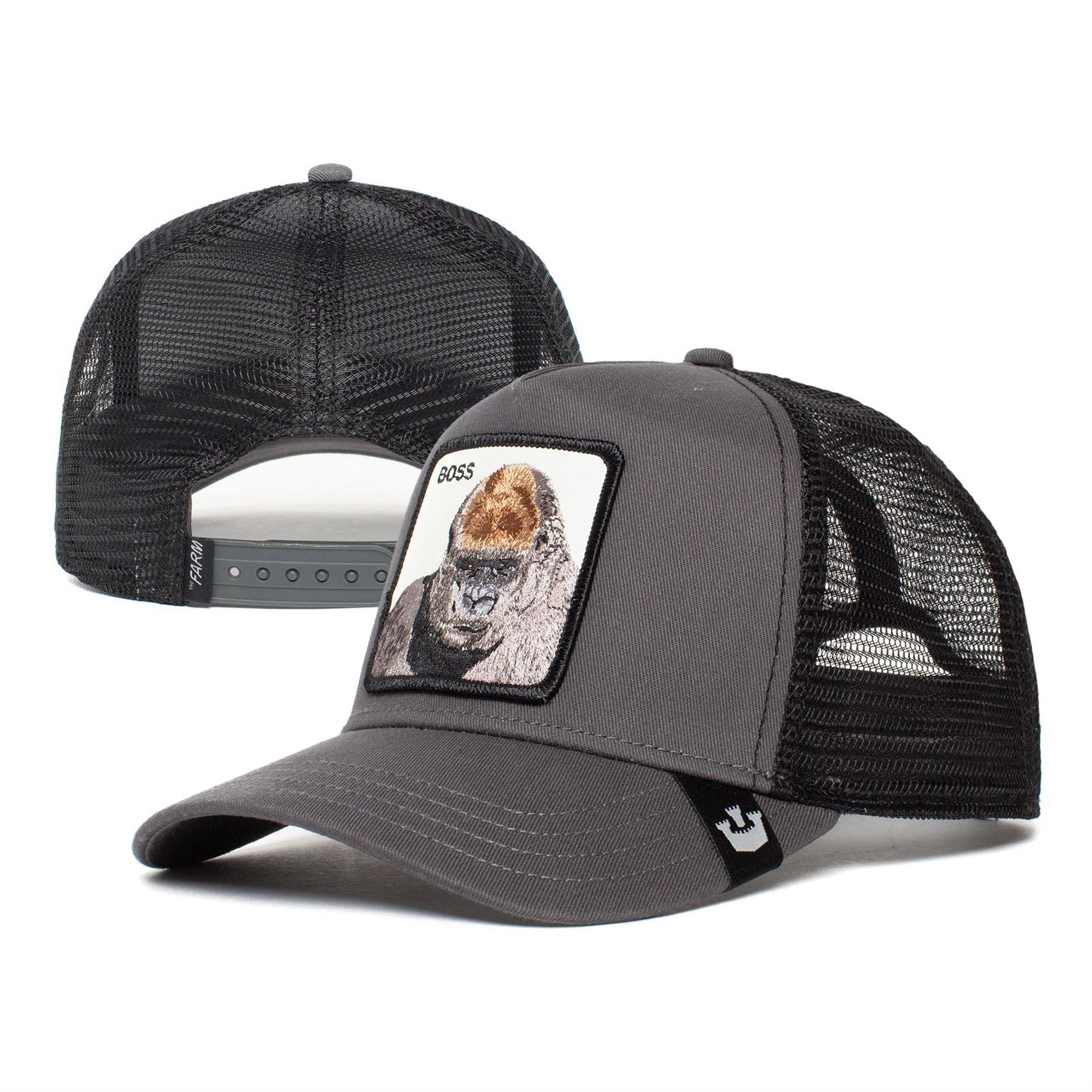 Goorin Bros Adjustable Trucker Cap with Pre-Curved Brim