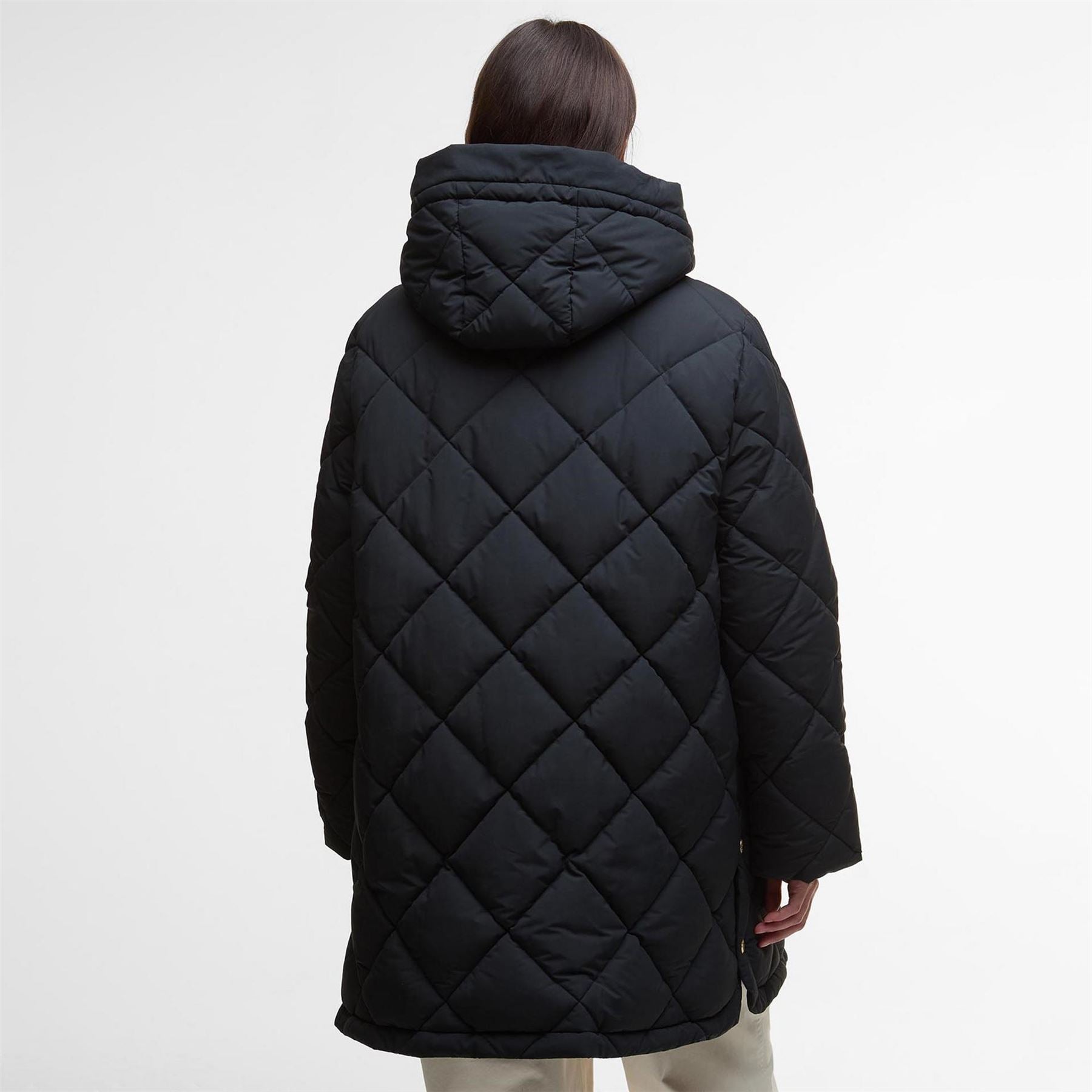 Barbour Kailyn Hooded Long Sleeve Medium Puffer Jacket