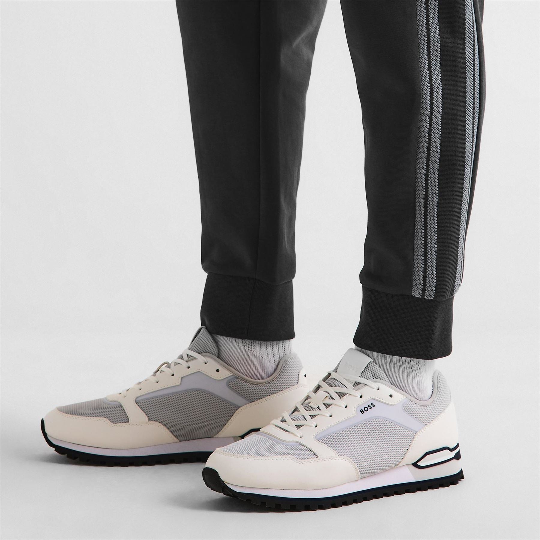 Boss Mens Parkour L Runn Methn 10277965 Low Top Trainers