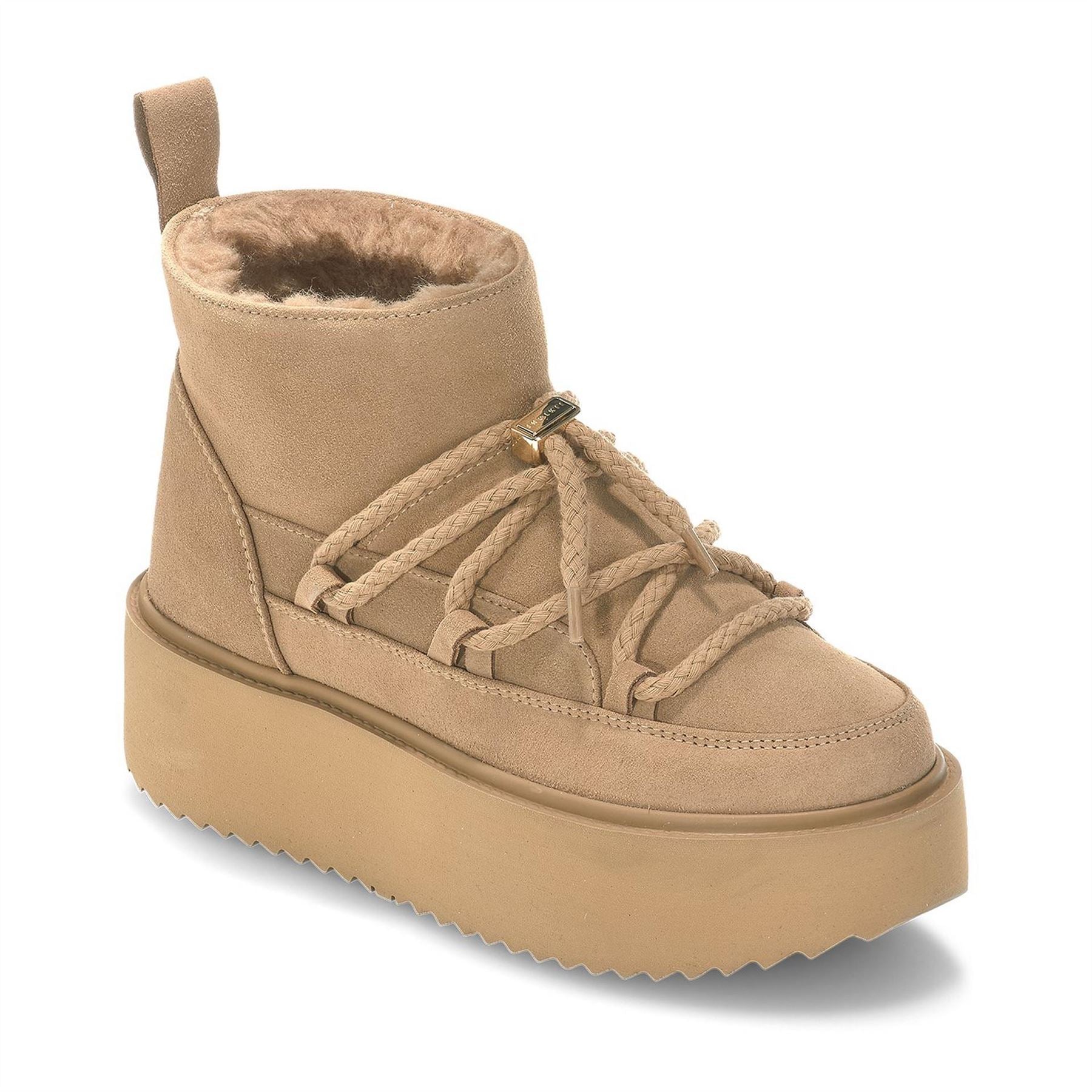 Inuikii Snug Platform Lace-Up Boots