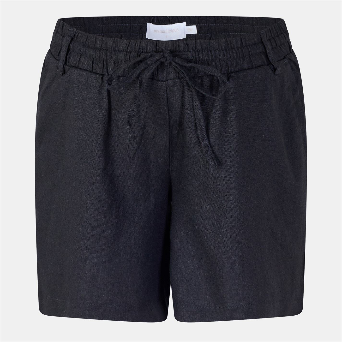 Mamalicious Maternity Bermuda Shorts with Elasticated Waistband