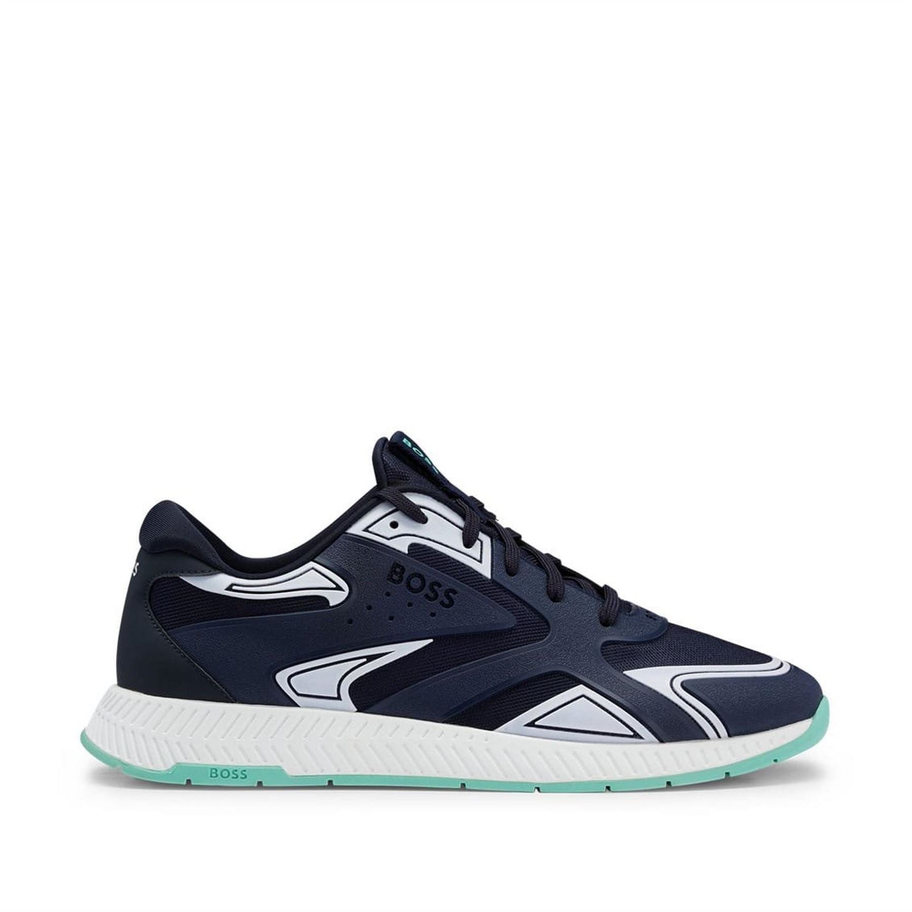 Boss Mens Titanium Runn Thm 10249931 01 Low Top Trainers