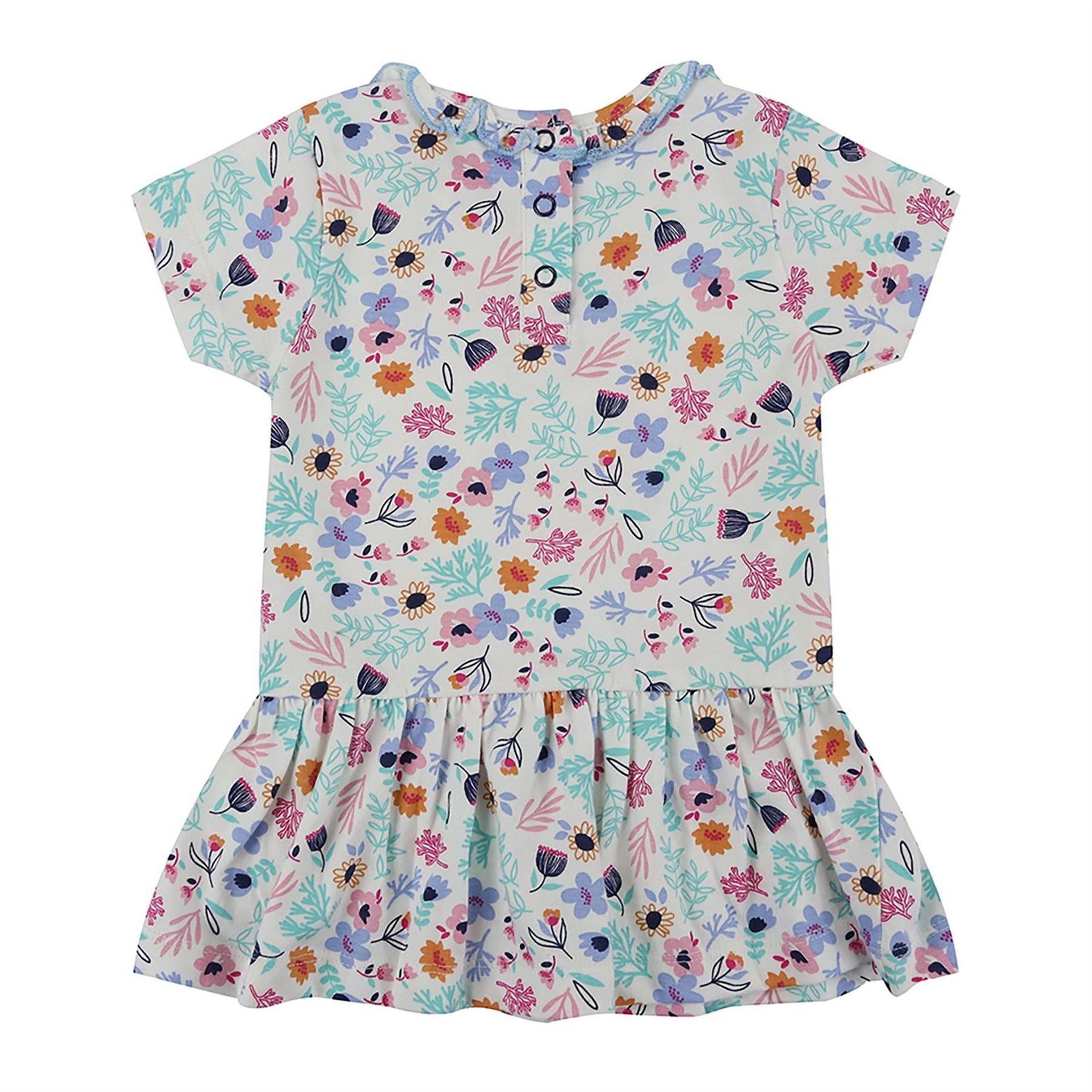 Lilly and Sid Ditsy Crew Neck Mini A-Line Dress