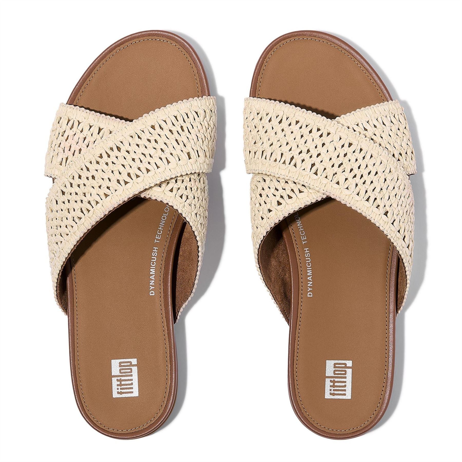 Fitflop Gracie X Crochet Open Toe Flat Slides