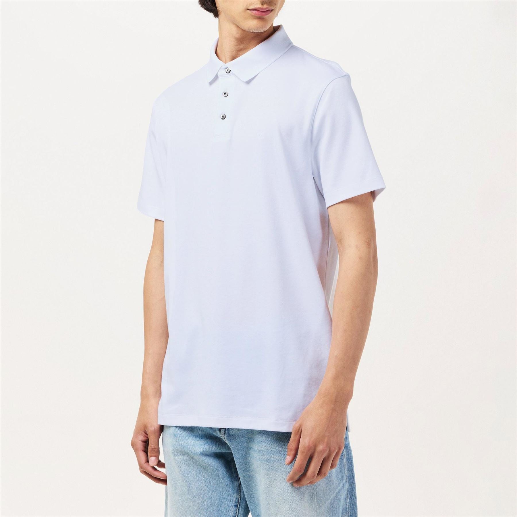 Calvin Klein Jeans Pima Collared Neck Short Sleeve Polo Shirt