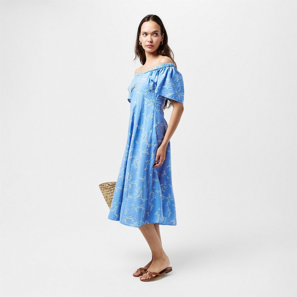 French Connection Daniella Structured Seaming A Line Dress