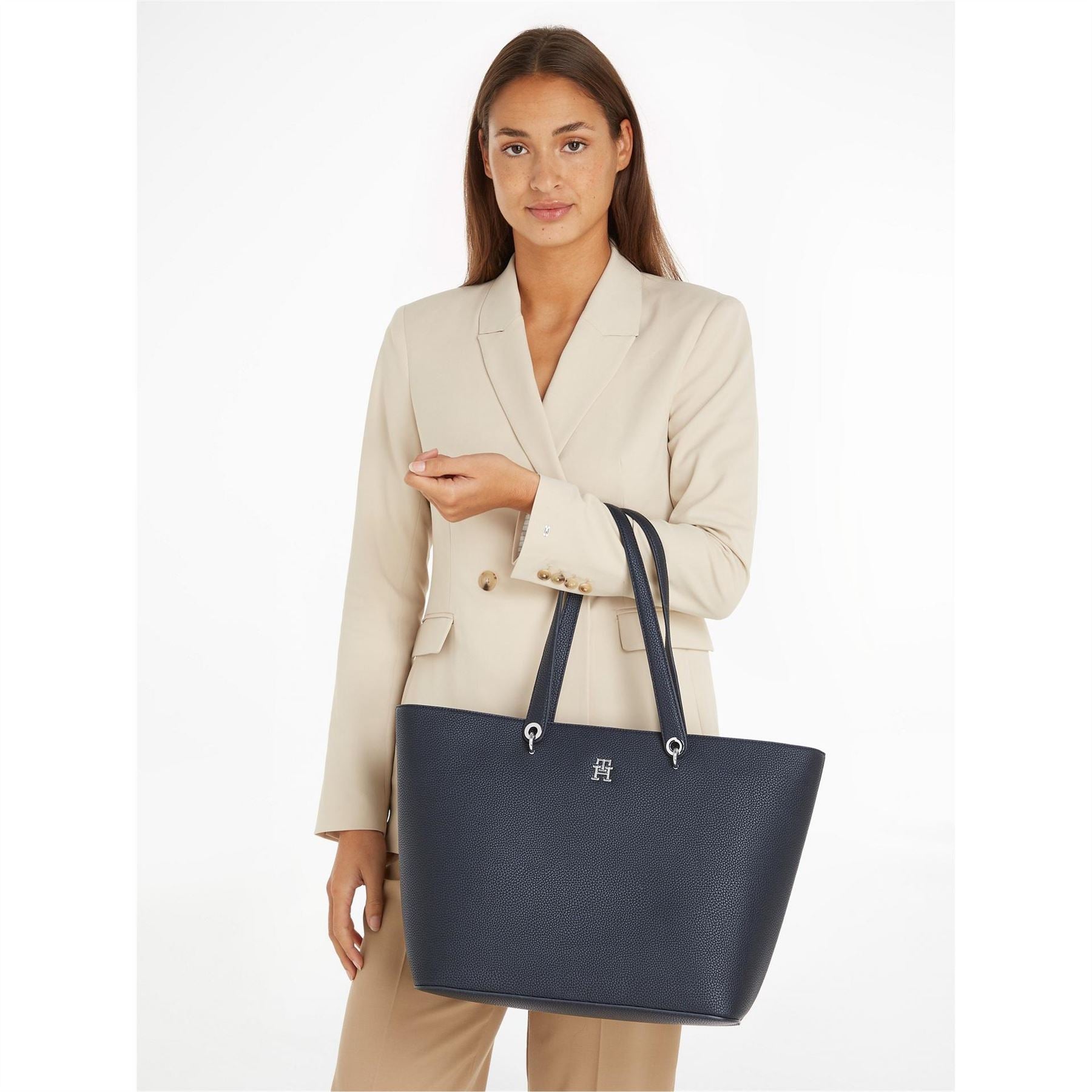 Tommy Hilfiger Emblem Tote Bag