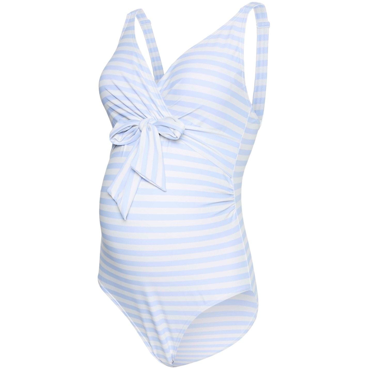 Mamalicious Mlkathy Horizontal Patterned Swimsuit