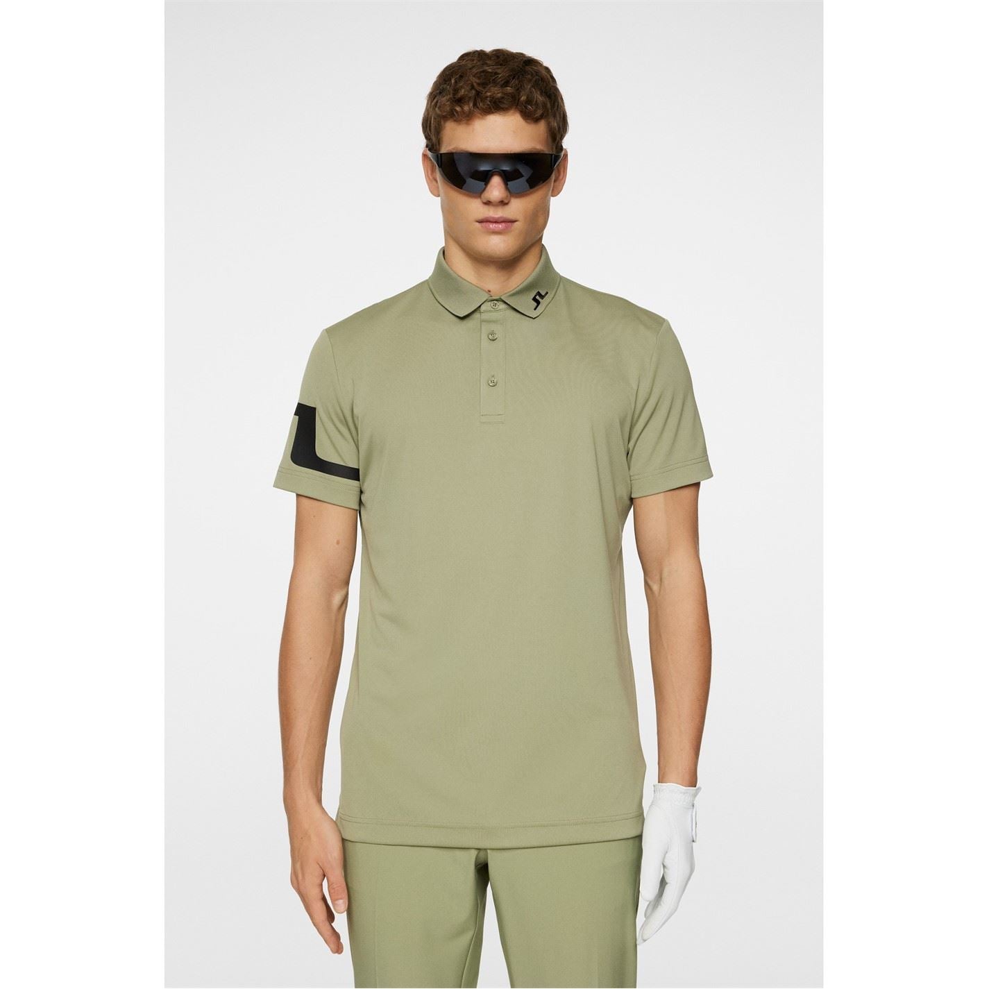 J Lindeberg Golf Short Sleeve Performance Polo Shirt