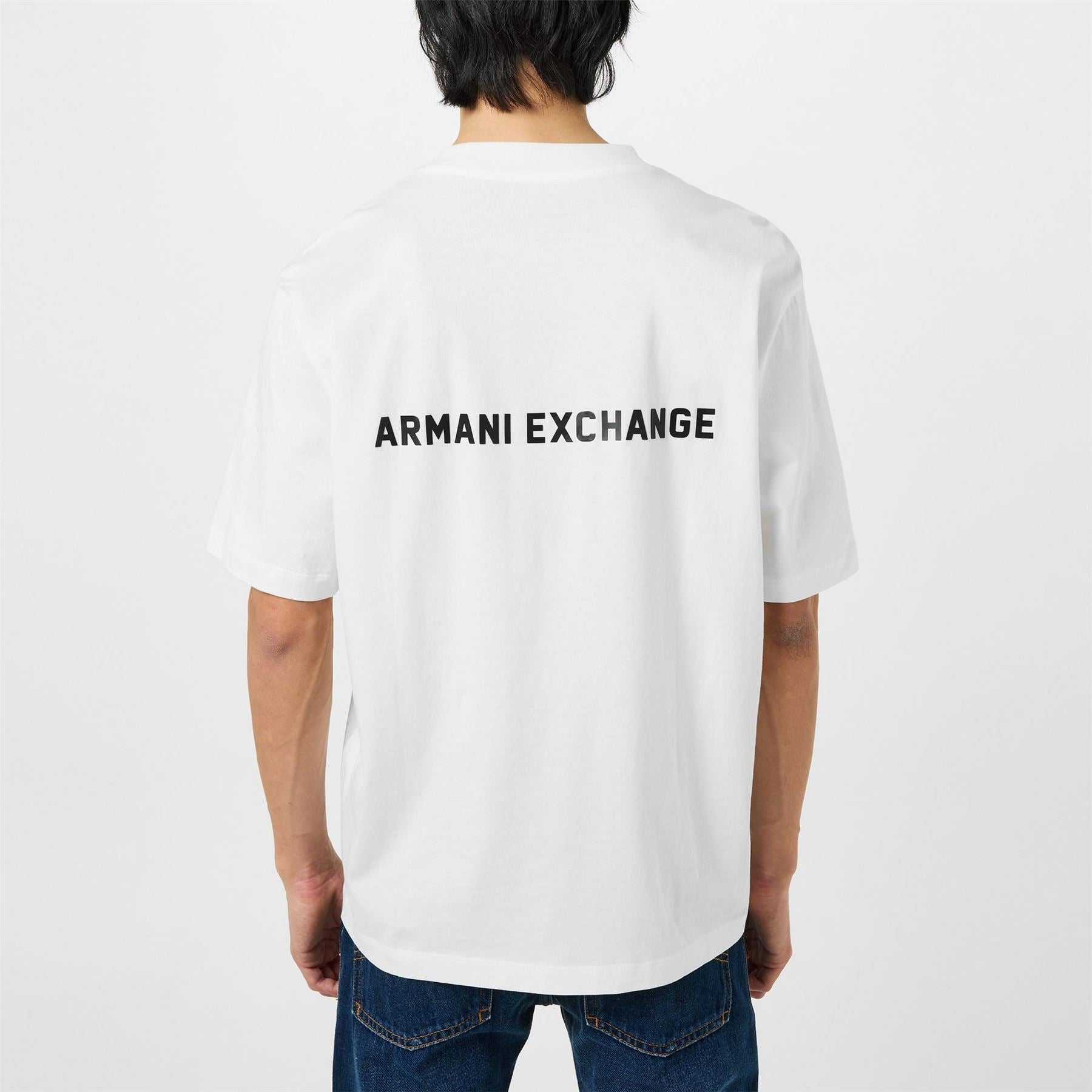 Armani Exchange Oversize Fit Crew Neck T-Shirt