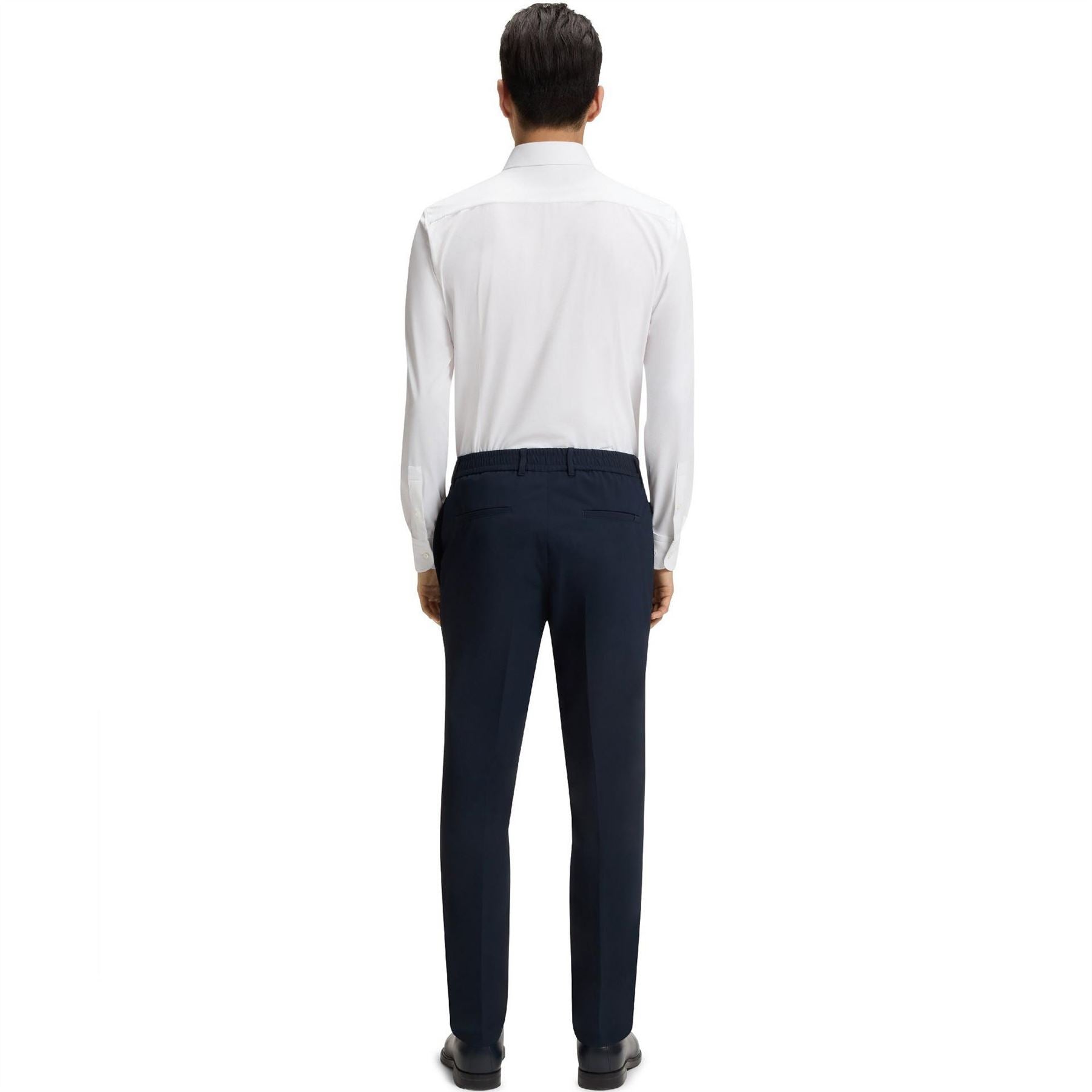 Boss Point Collar Long Sleeve Regular Fit Oxford Shirt