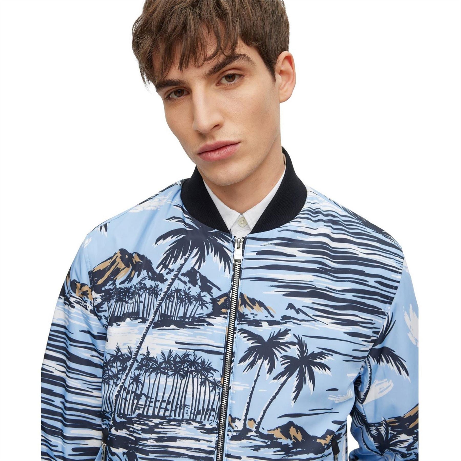 Boss Clovis Ribbed Cuff Softshell Jacket