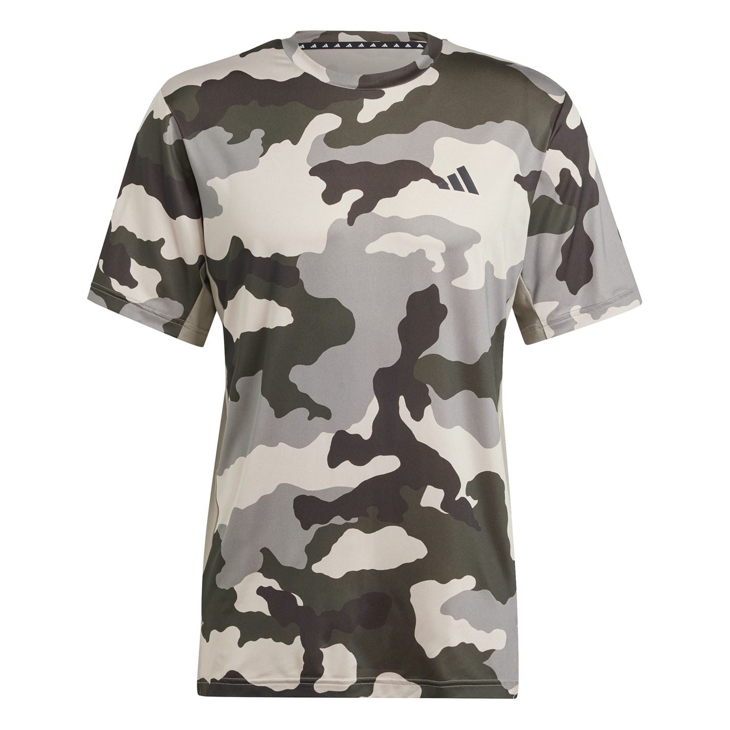 adidas Camo Crew Neck Short Sleeve T-Shirt