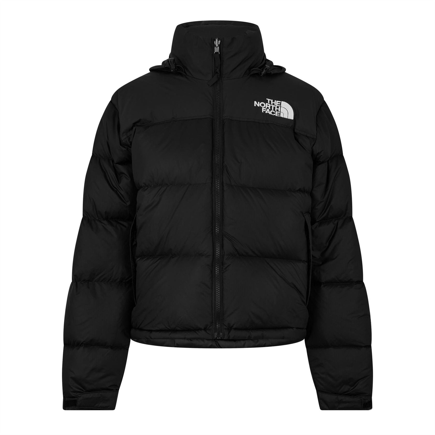 The North Face Retro Nuptse Short White Puffer Jacket