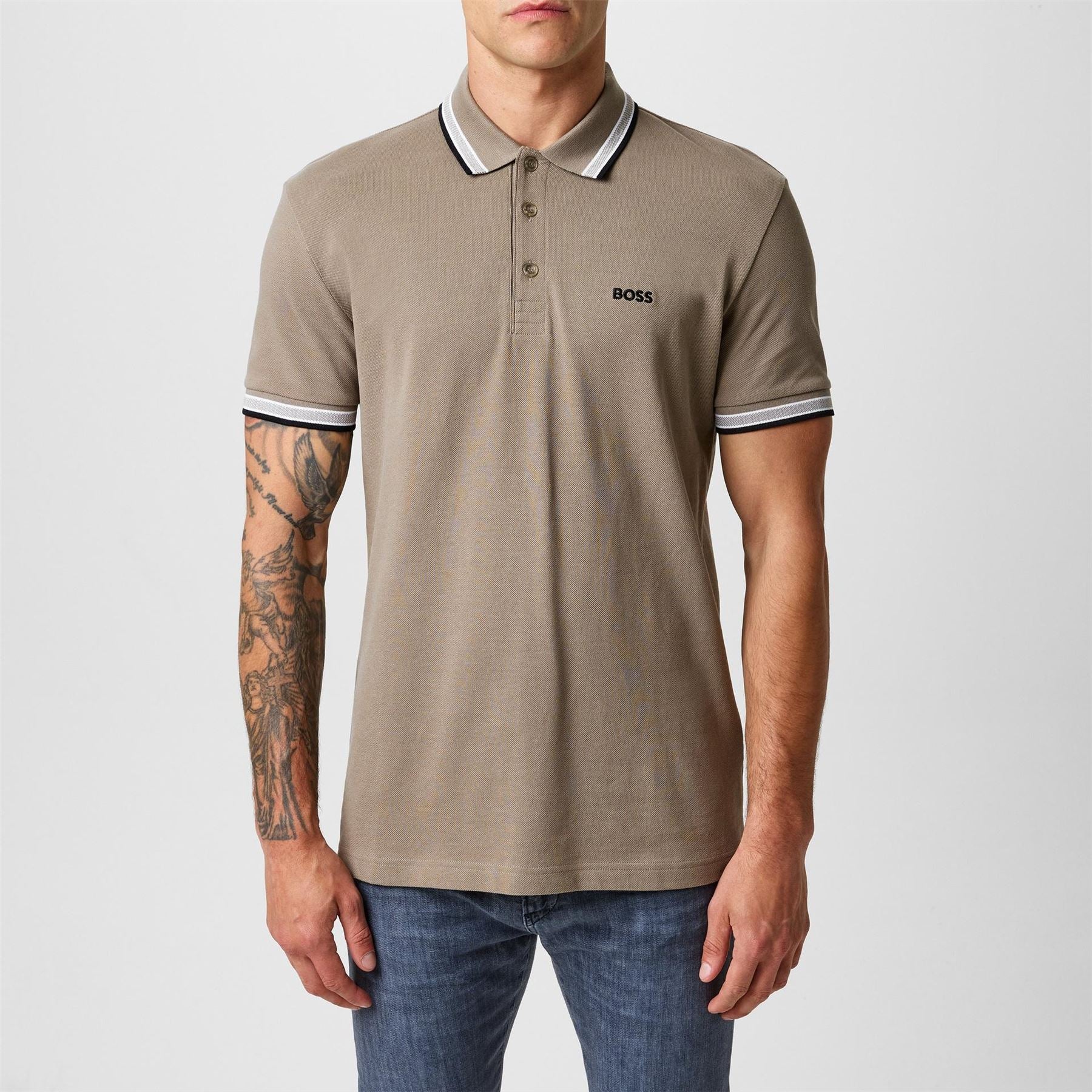 Boss BOSS GREEN Paddy Polo Shirt with Contrast Tipping